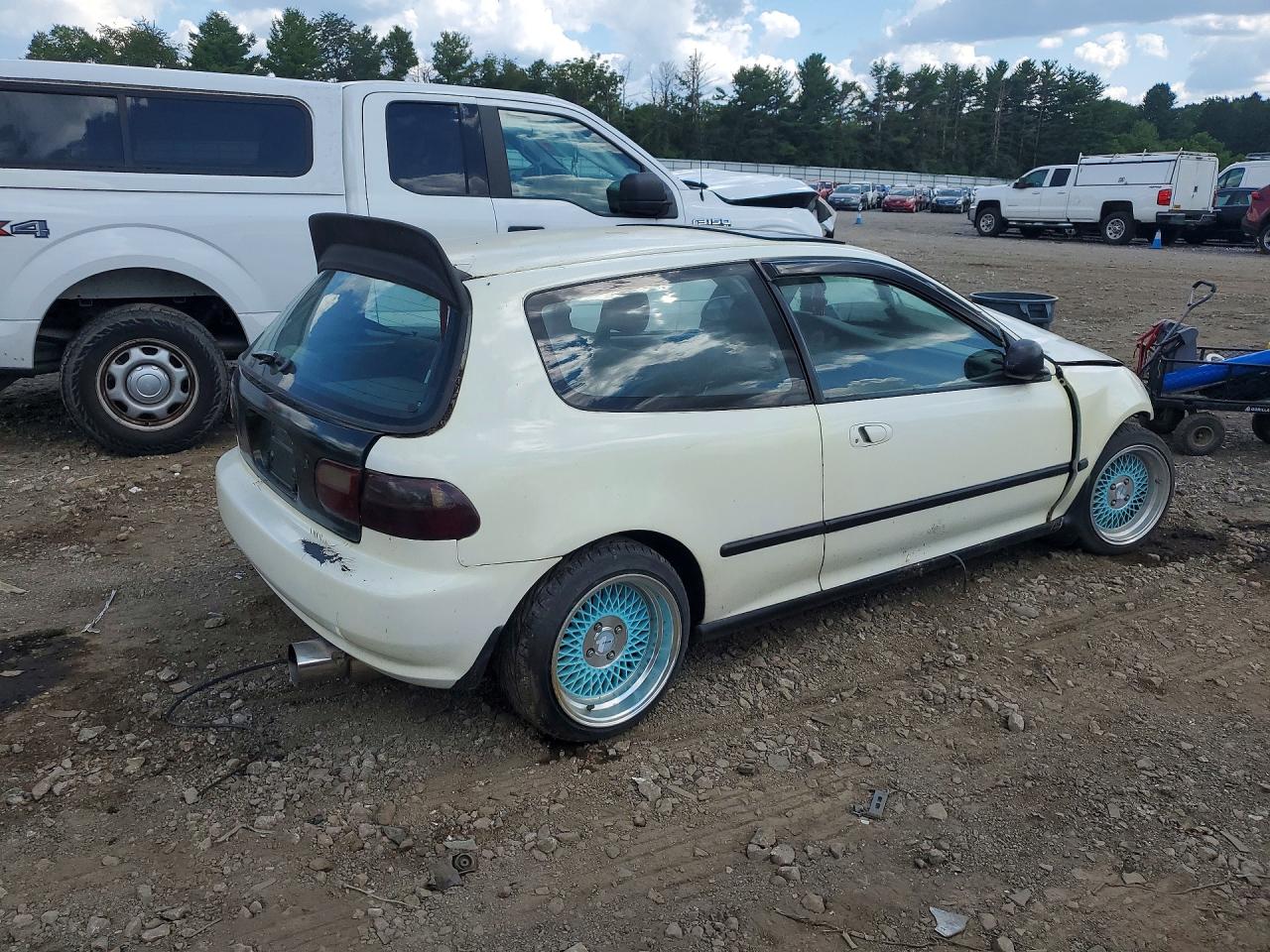 1995 Honda Civic Dx Белый vin: 2HGEH2360SH523920