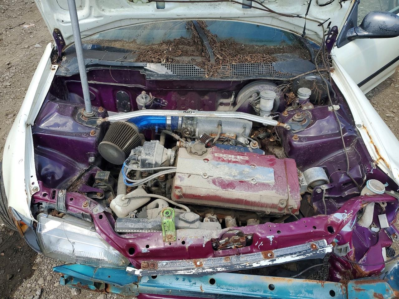 1995 Honda Civic Dx Белый vin: 2HGEH2360SH523920