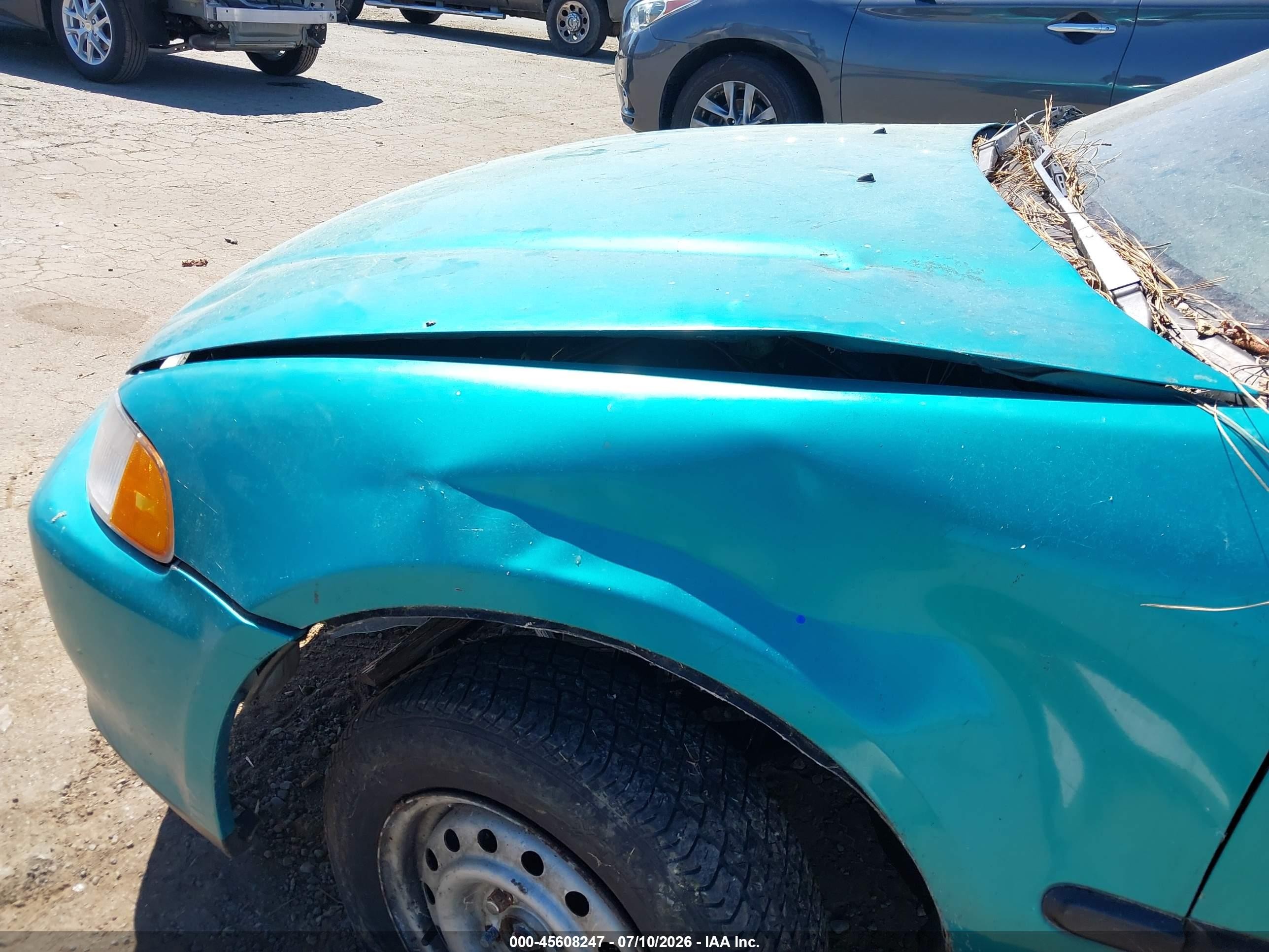 1993 Honda Civic Dx Green vin: 2HGEH2361PH512447