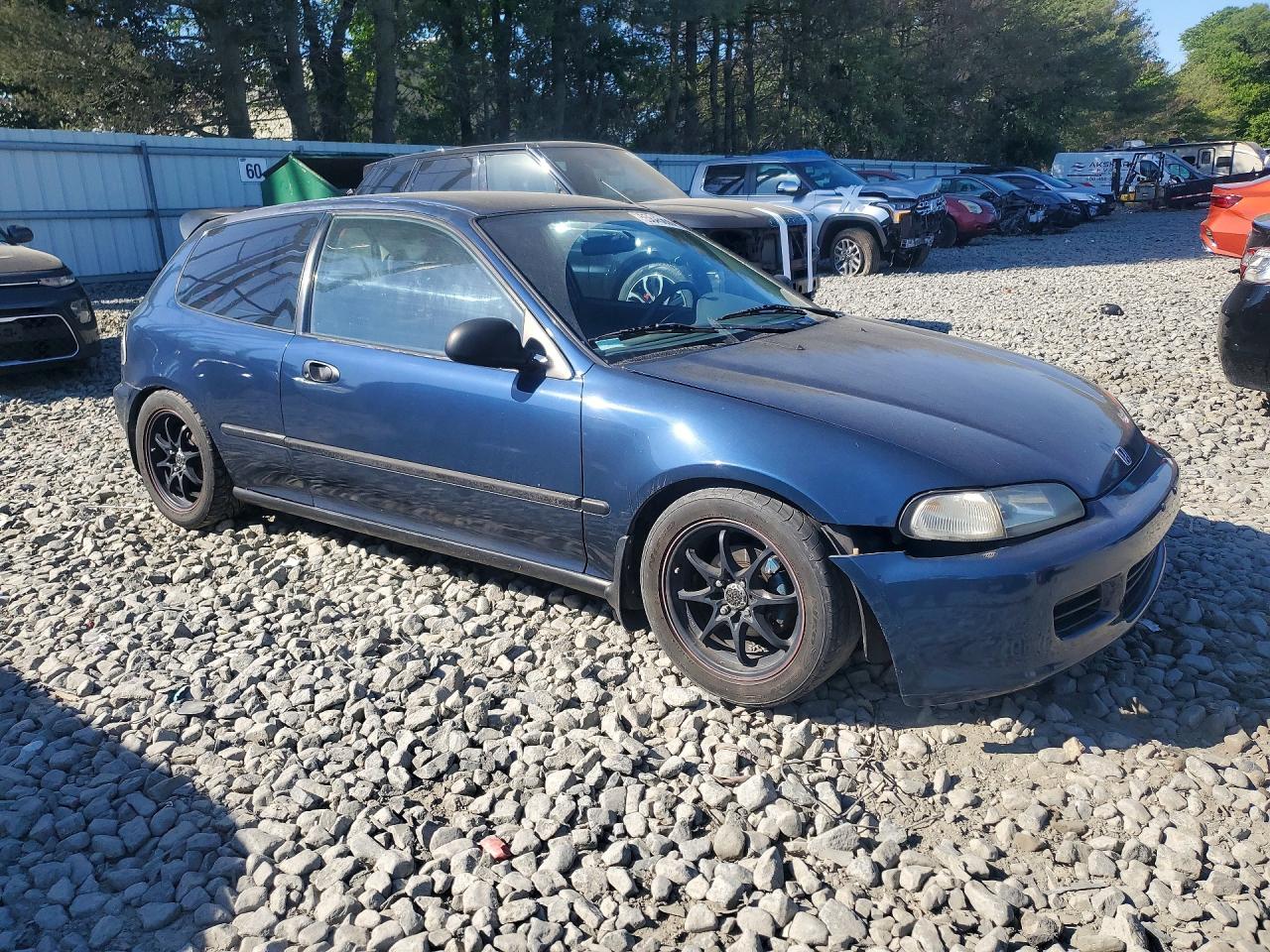 1995 Honda Civic Dx Blue vin: 2HGEH2363SH519456
