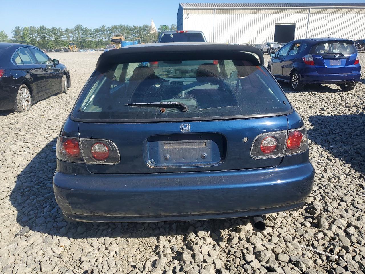 1995 Honda Civic Dx Blue vin: 2HGEH2363SH519456