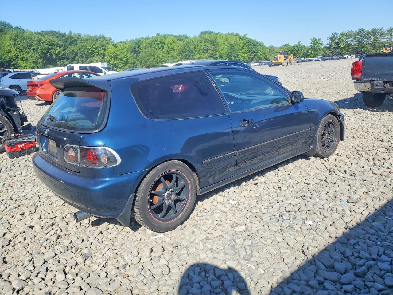 1995 Honda Civic Dx Blue vin: 2HGEH2363SH519456