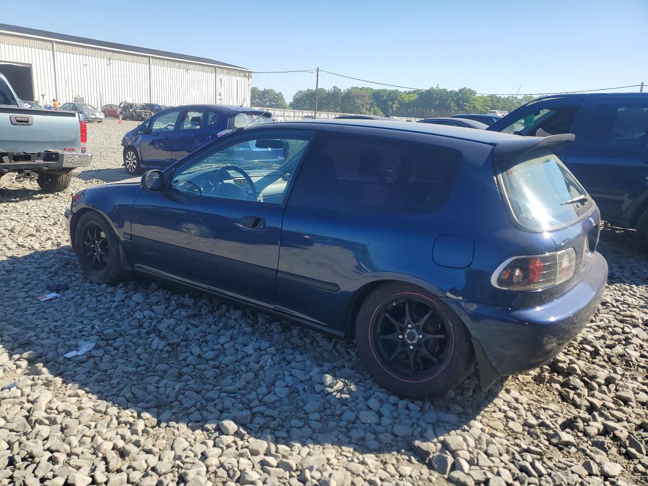 1995 Honda Civic Dx Blue vin: 2HGEH2363SH519456
