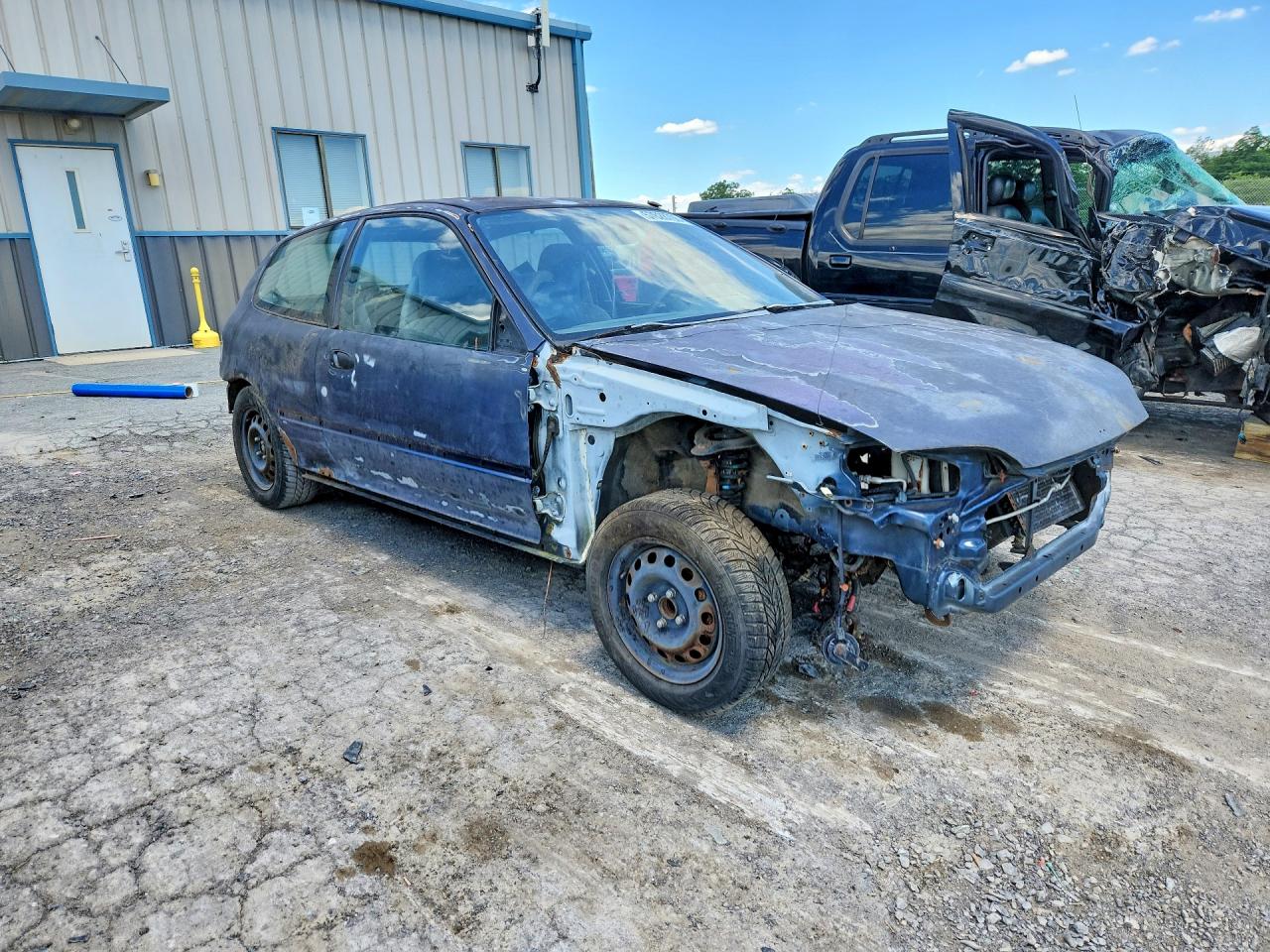 1995 Honda Civic Dx Blue vin: 2HGEH2367SH519279