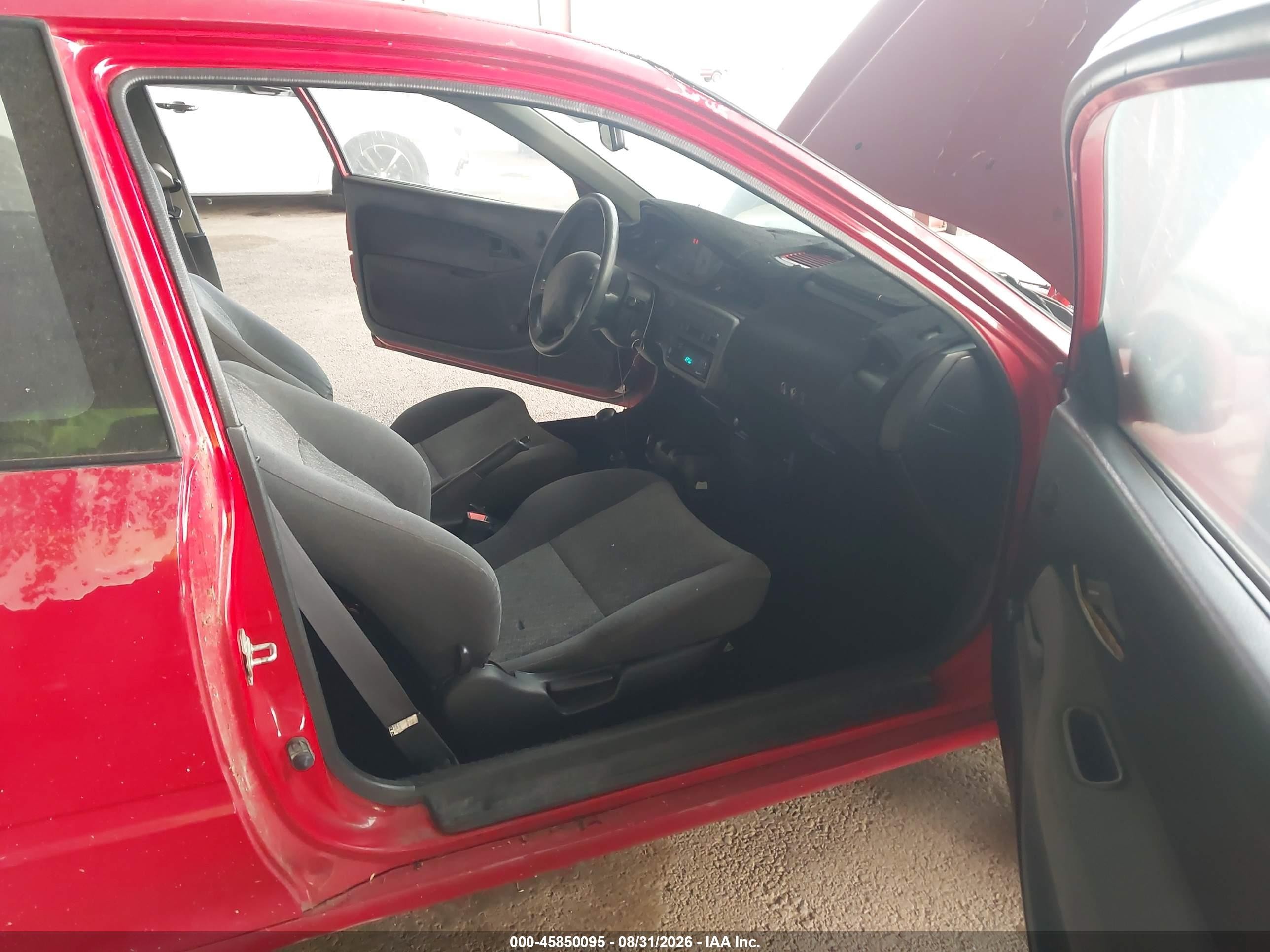 1995 Honda Civic Vx Red vin: 2HGEH2371SH506777