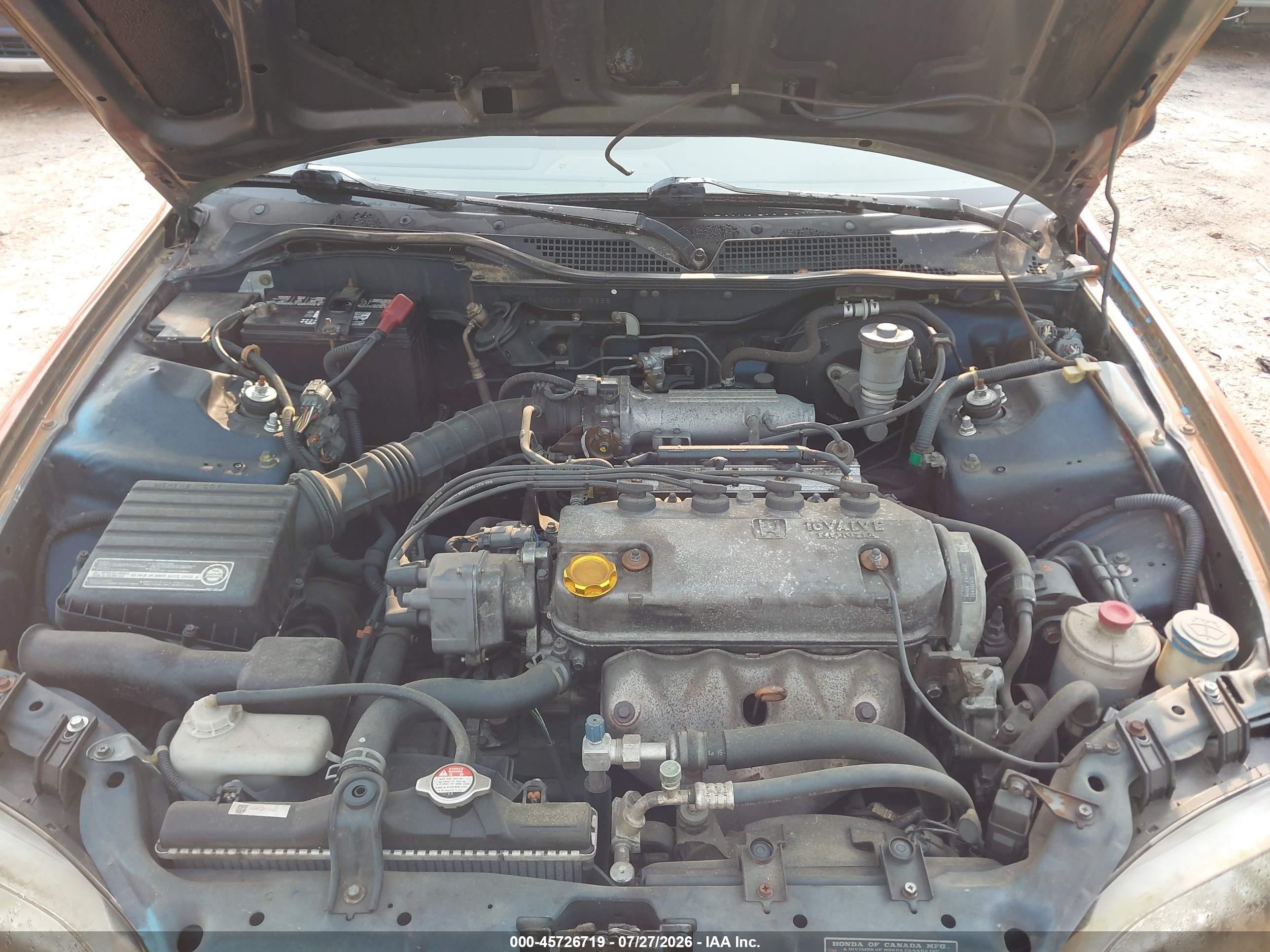 1995 Honda Civic Dx Orange vin: 2HGEH2462SH505238