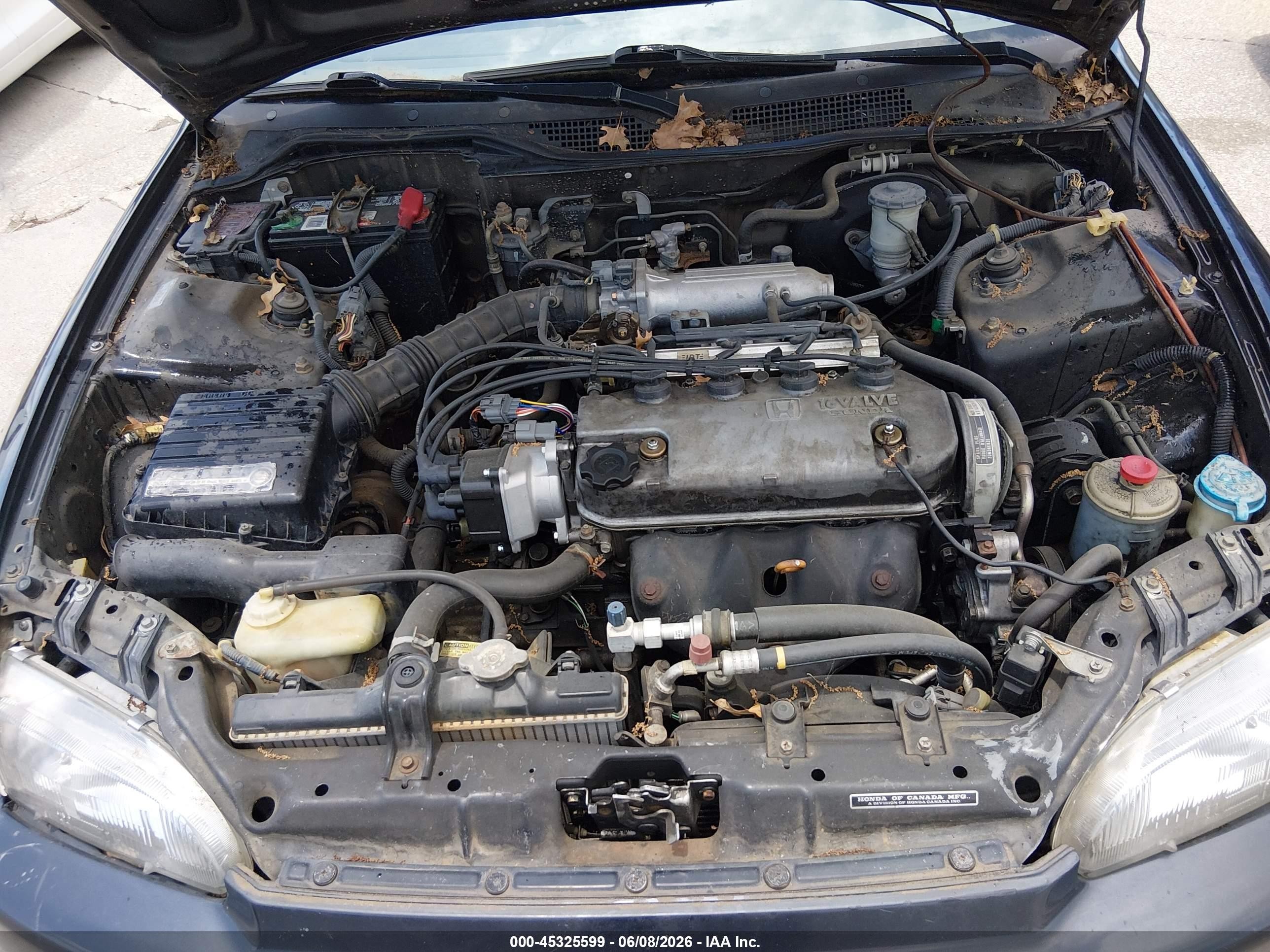 1994 Honda Civic Dx Синий vin: 2HGEH2463RH519367