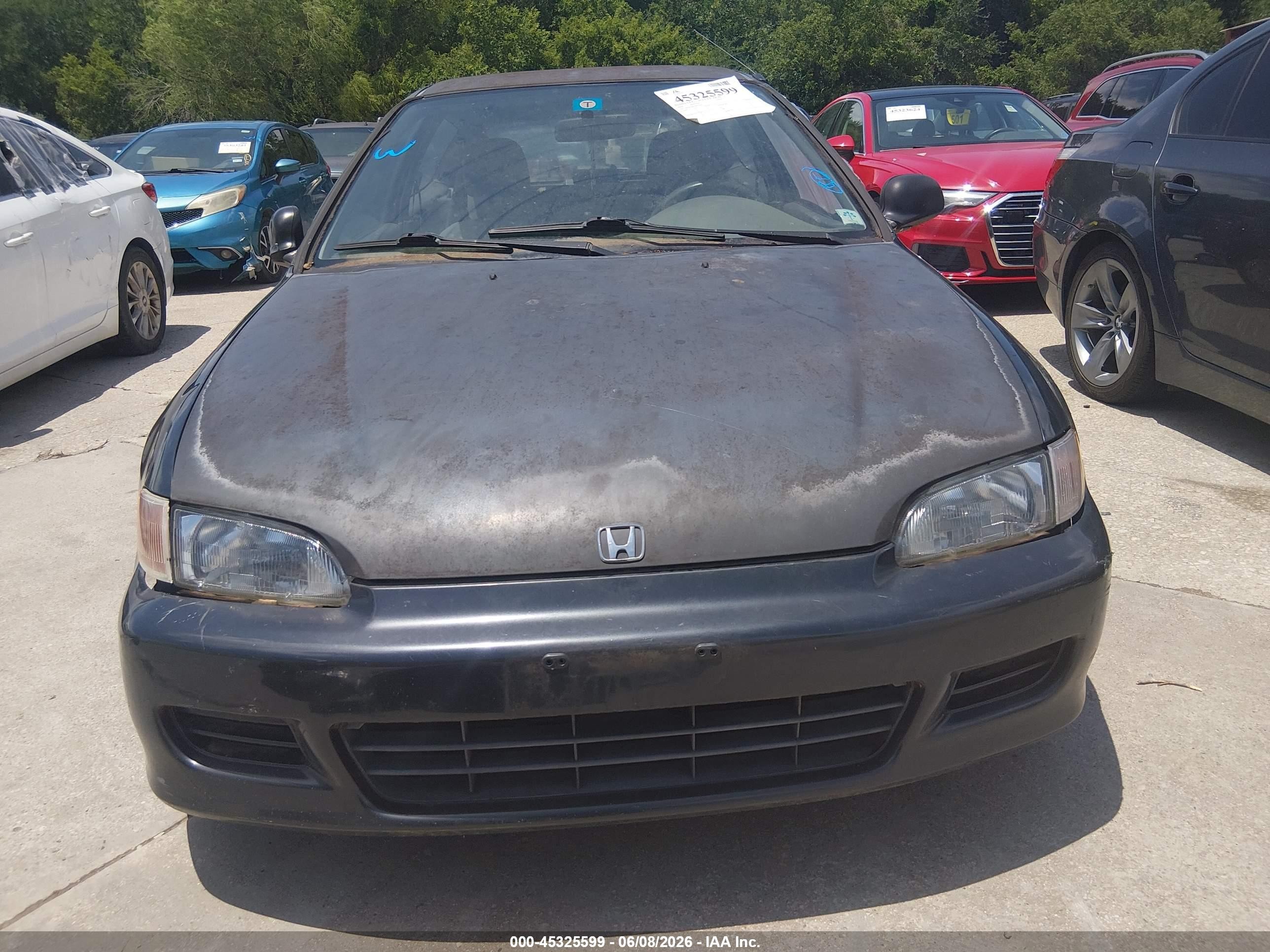 1994 Honda Civic Dx Синий vin: 2HGEH2463RH519367
