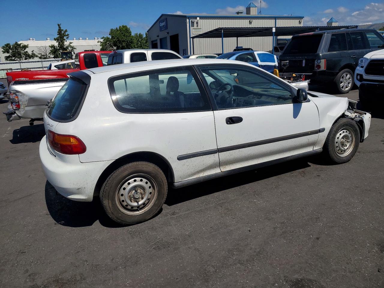 1994 Honda Civic Dx White vin: 2HGEH2464RH500620