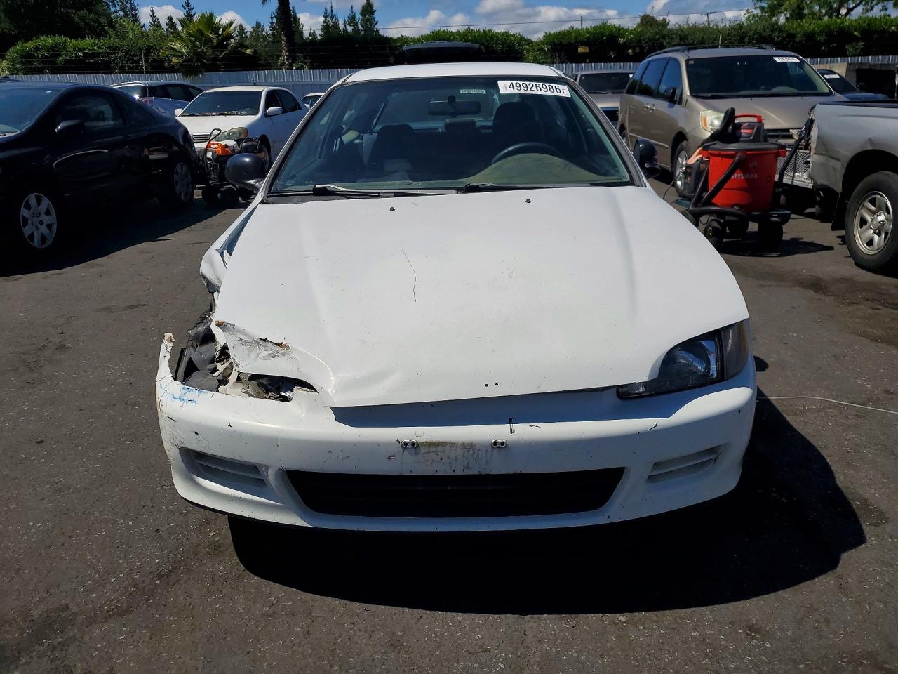 1994 Honda Civic Dx White vin: 2HGEH2464RH500620