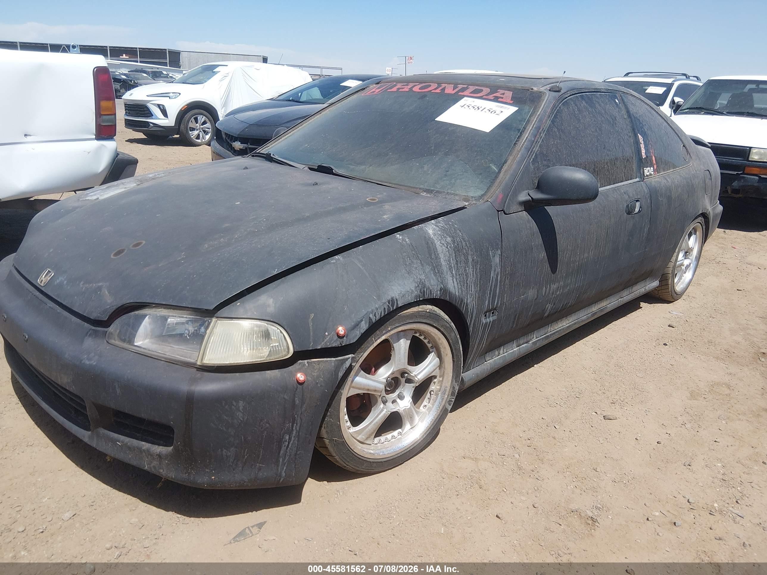 1994 Honda Civic Ex Black vin: 2HGEJ1120RH542637