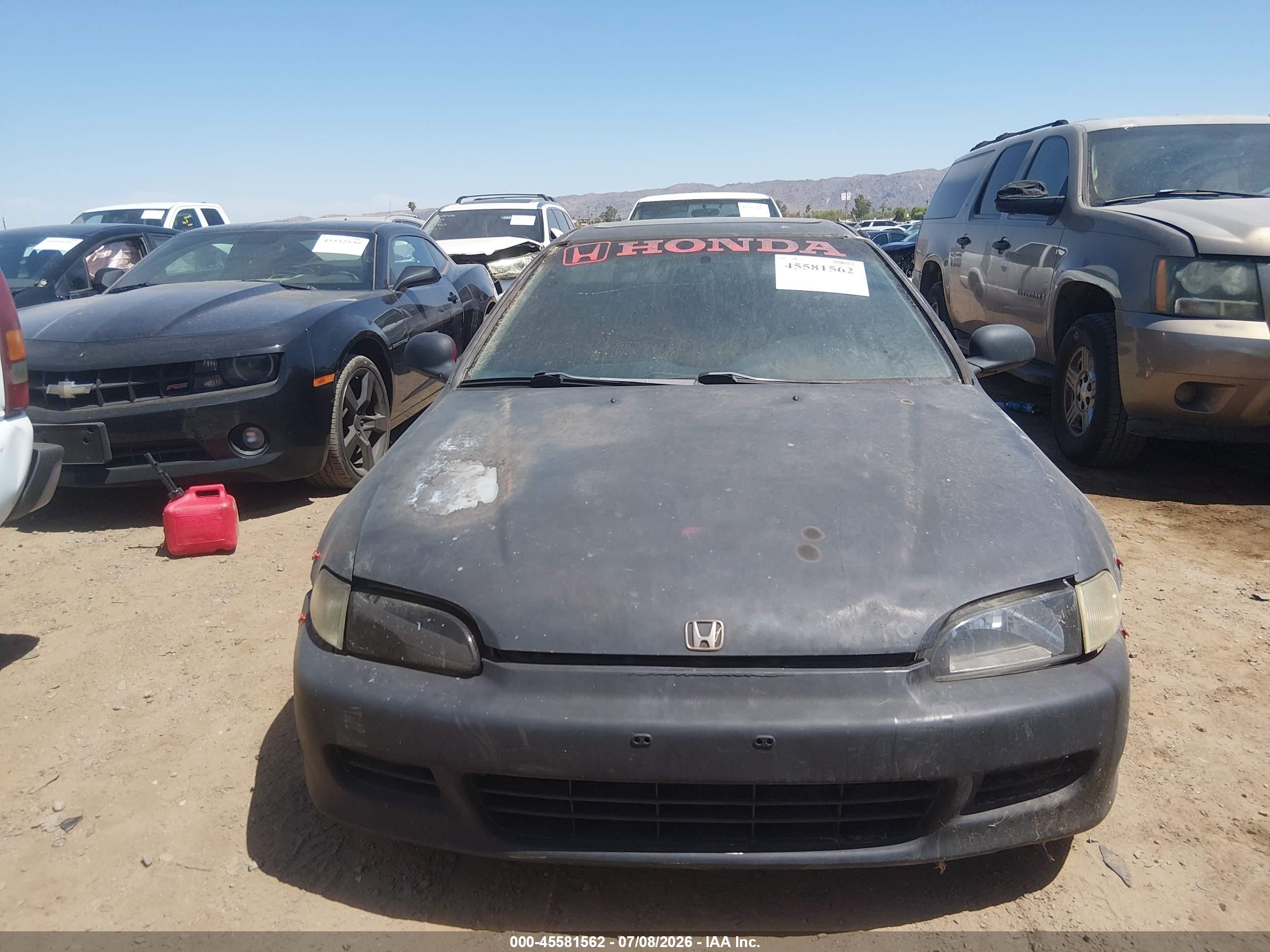 1994 Honda Civic Ex Black vin: 2HGEJ1120RH542637