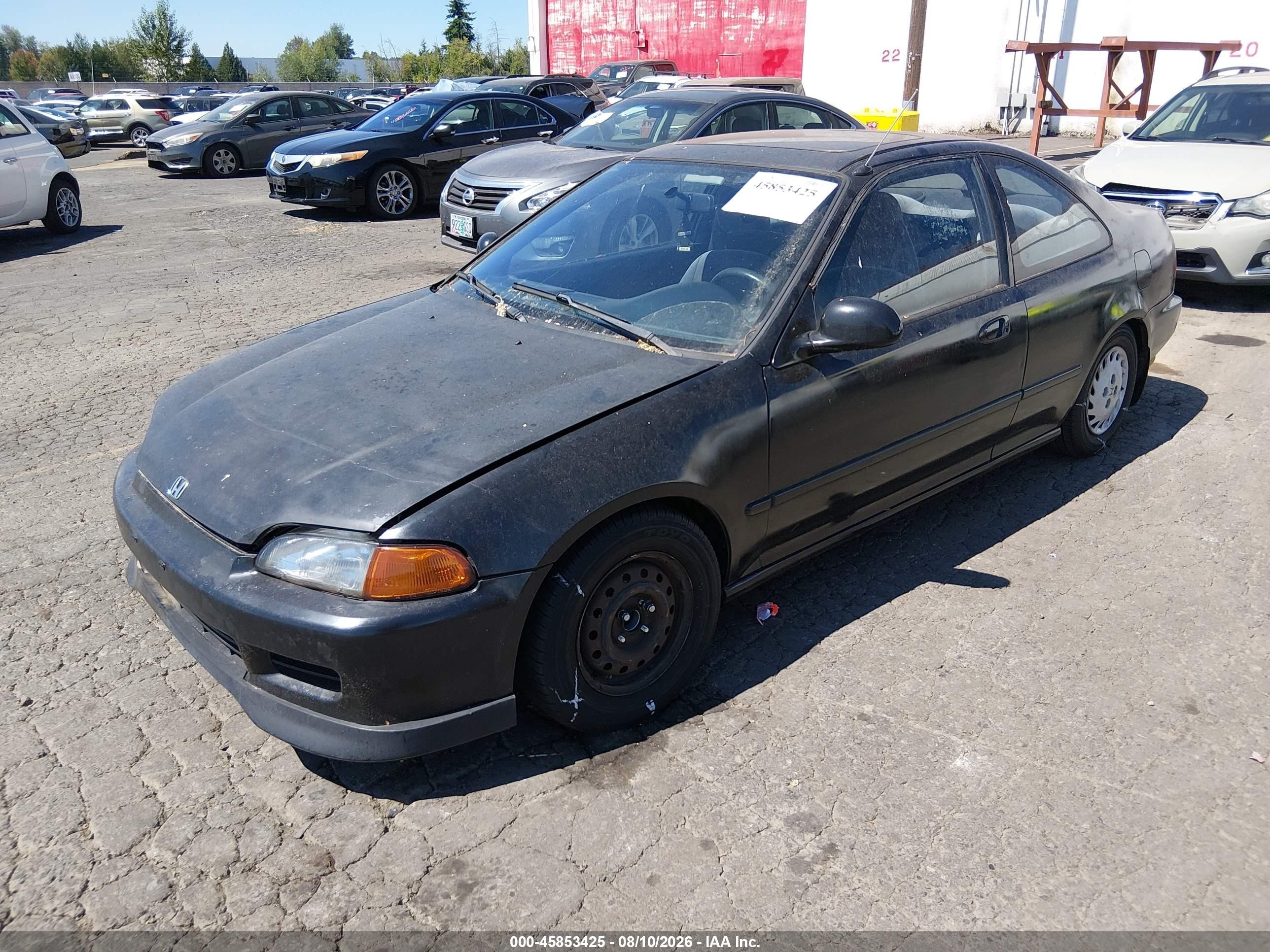 1994 Honda Civic Ex Black vin: 2HGEJ1123RH533091