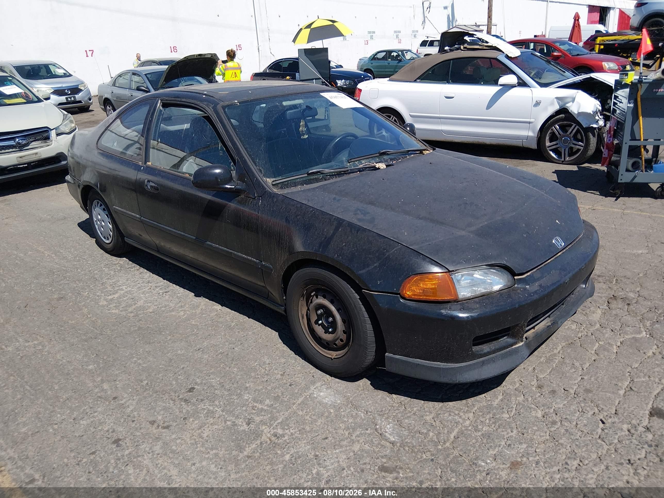 1994 Honda Civic Ex Black vin: 2HGEJ1123RH533091