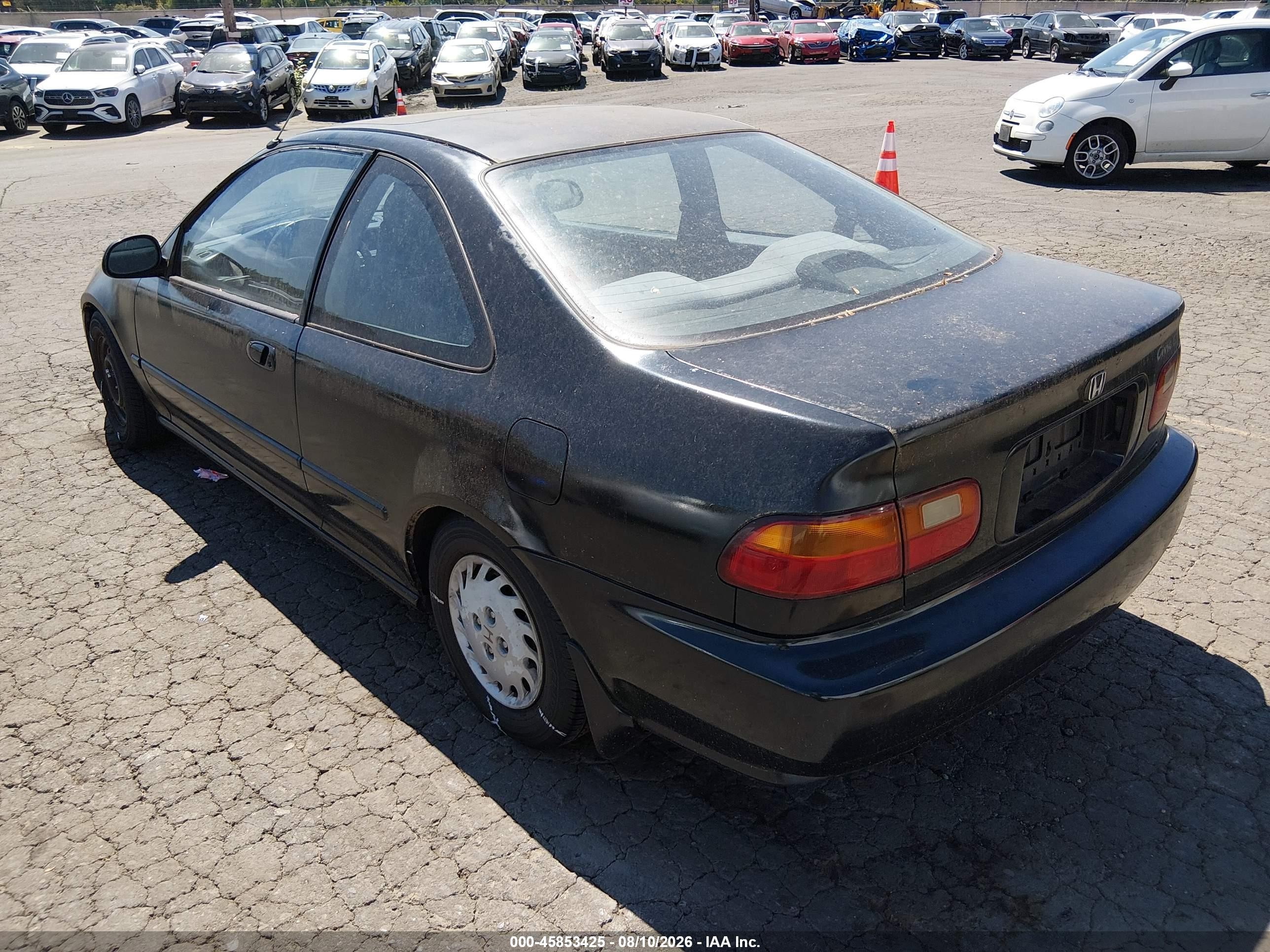 1994 Honda Civic Ex Black vin: 2HGEJ1123RH533091
