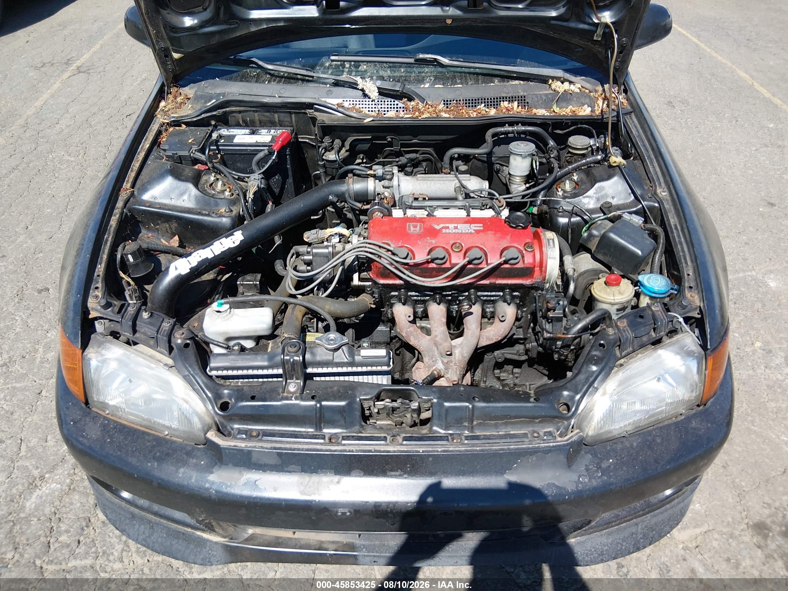 1994 Honda Civic Ex Black vin: 2HGEJ1123RH533091