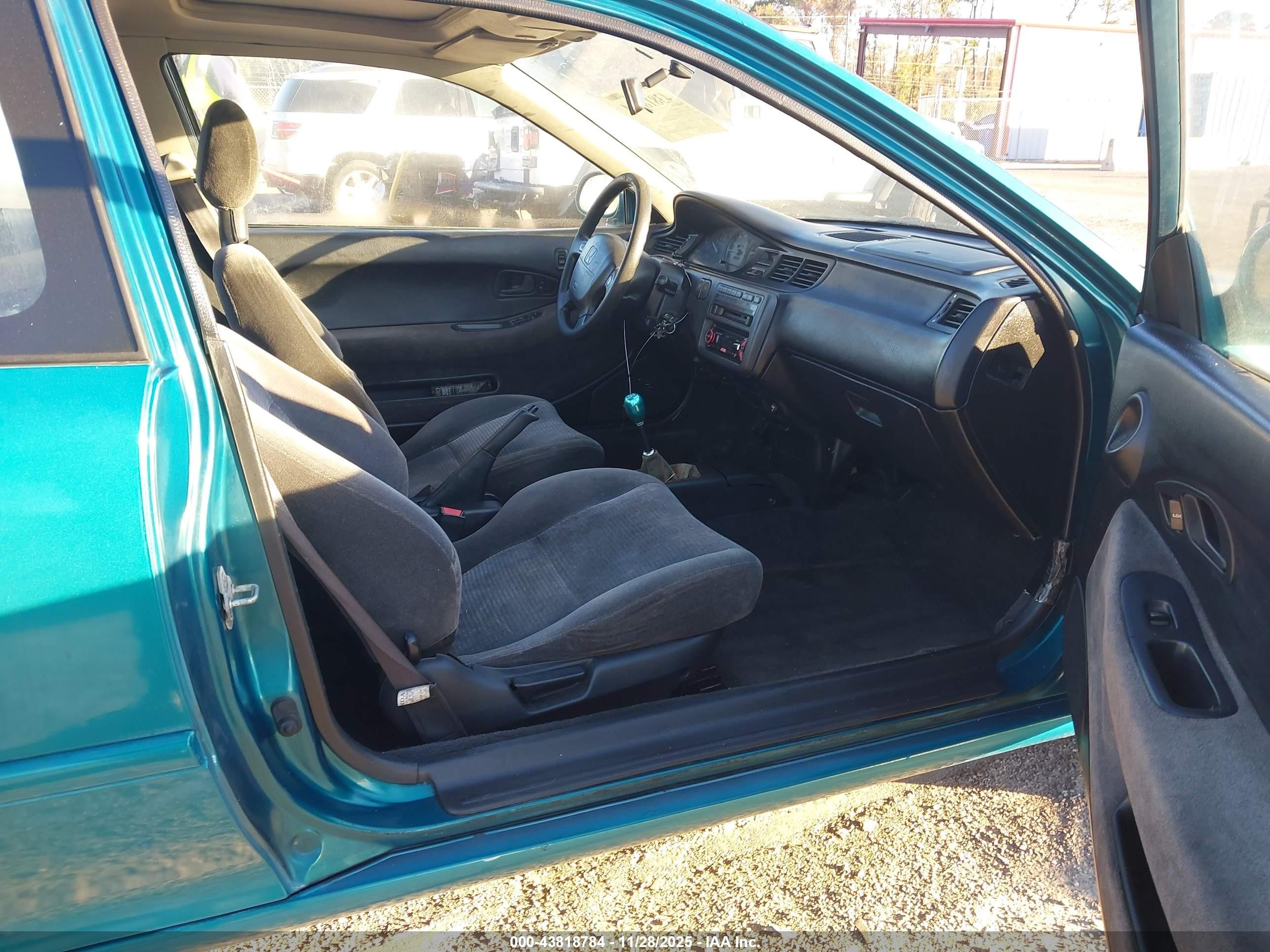 1995 Honda Civic Ex Teal vin: 2HGEJ1127SH558808