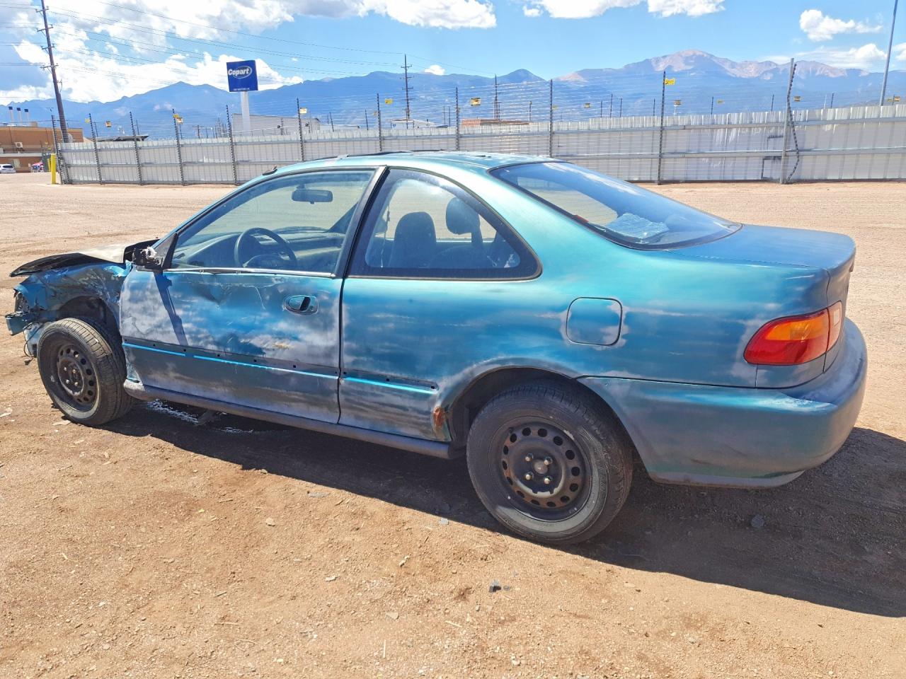 1995 Honda Civic Ex Blue vin: 2HGEJ112XSH549293