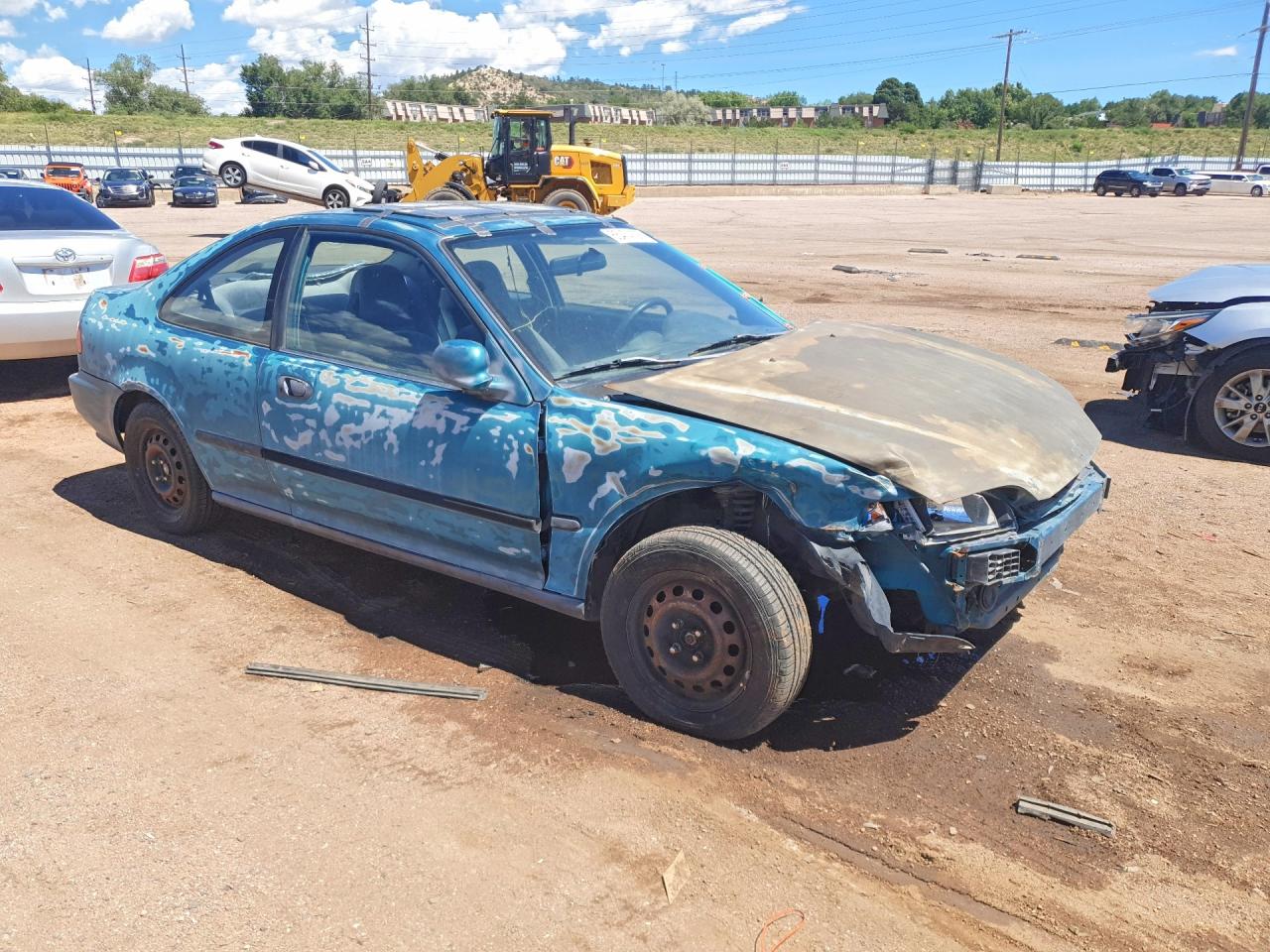 1995 Honda Civic Ex Blue vin: 2HGEJ112XSH549293