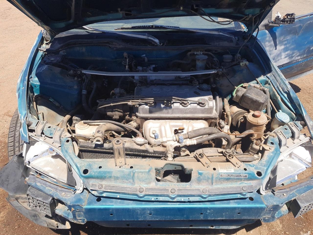 1995 Honda Civic Ex Blue vin: 2HGEJ112XSH549293