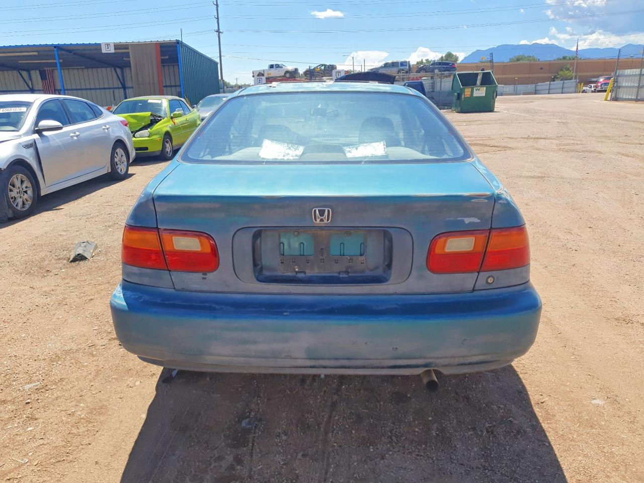1995 Honda Civic Ex Blue vin: 2HGEJ112XSH549293