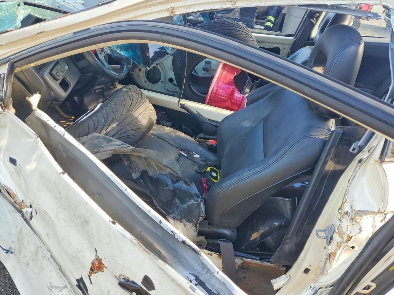 1995 Honda Civic Ex White vin: 2HGEJ1224SH003250