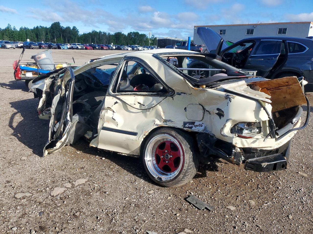 1995 Honda Civic Ex White vin: 2HGEJ1224SH003250