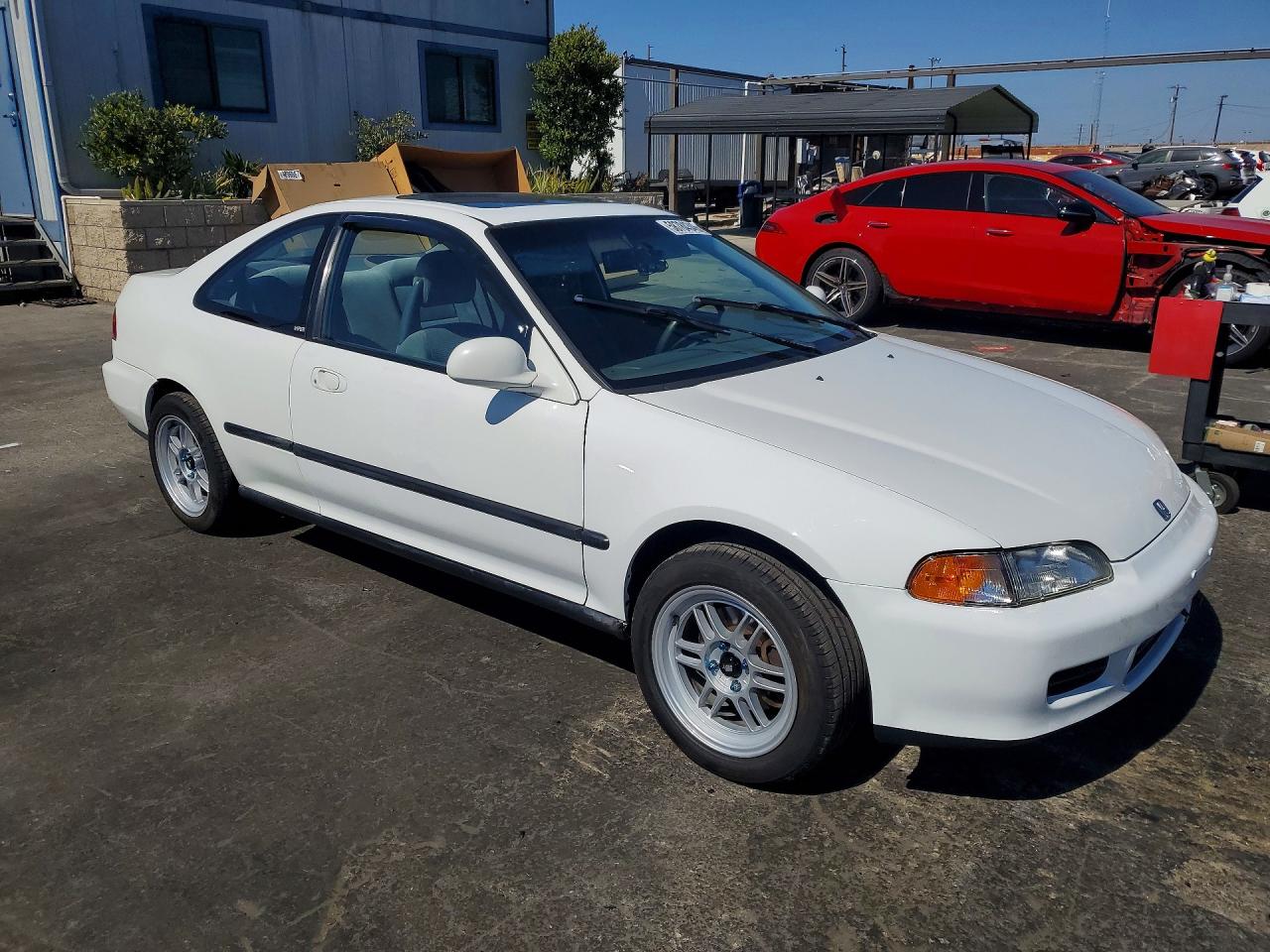 1994 Honda Civic Ex White vin: 2HGEJ1225RH519529