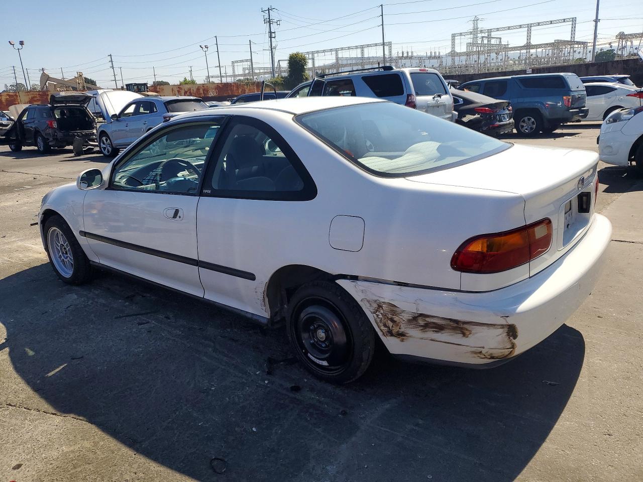1994 Honda Civic Ex White vin: 2HGEJ1225RH519529