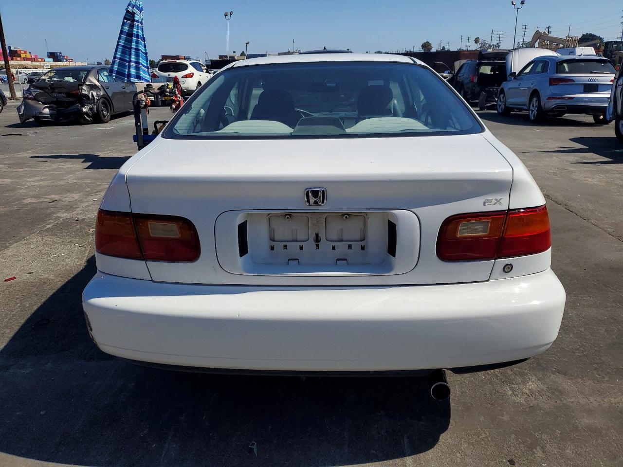 1994 Honda Civic Ex White vin: 2HGEJ1225RH519529