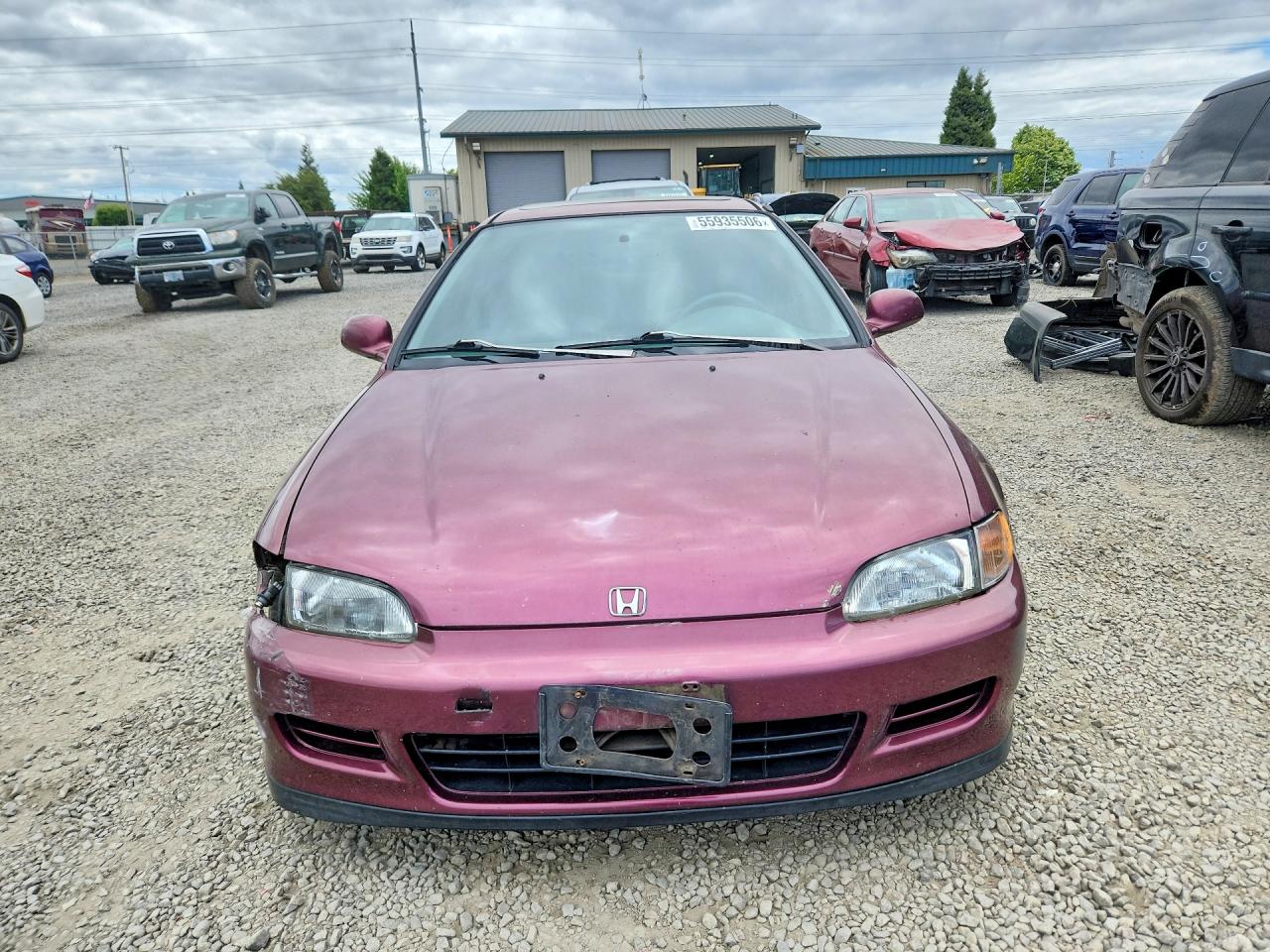 1994 Honda Civic Ex Purple vin: 2HGEJ1227RH537269