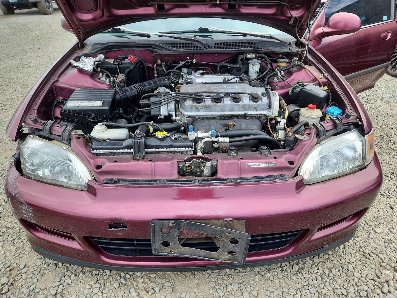 1994 Honda Civic Ex Purple vin: 2HGEJ1227RH537269