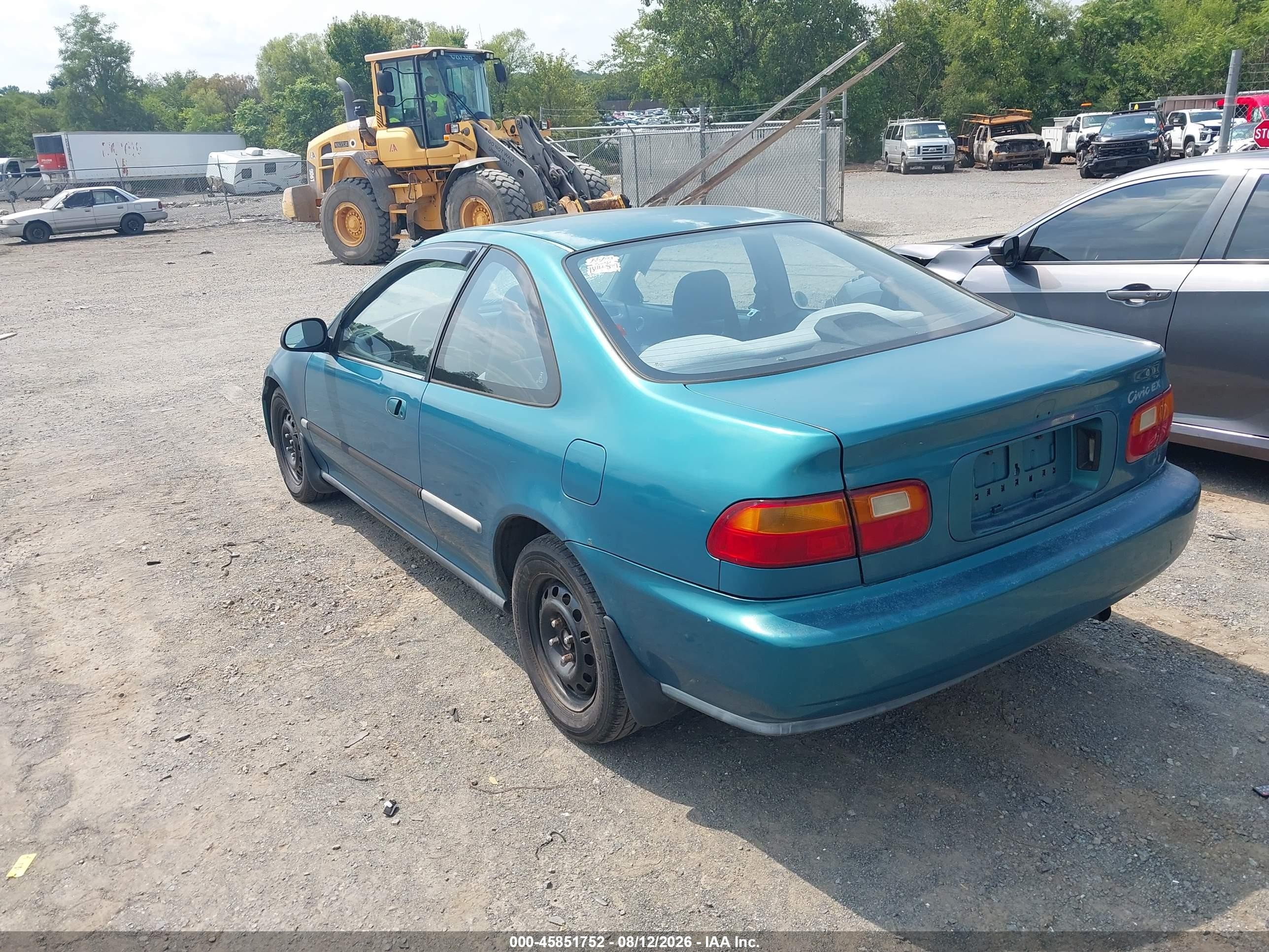 1995 Honda Civic Ex Green vin: 2HGEJ1228SH580850