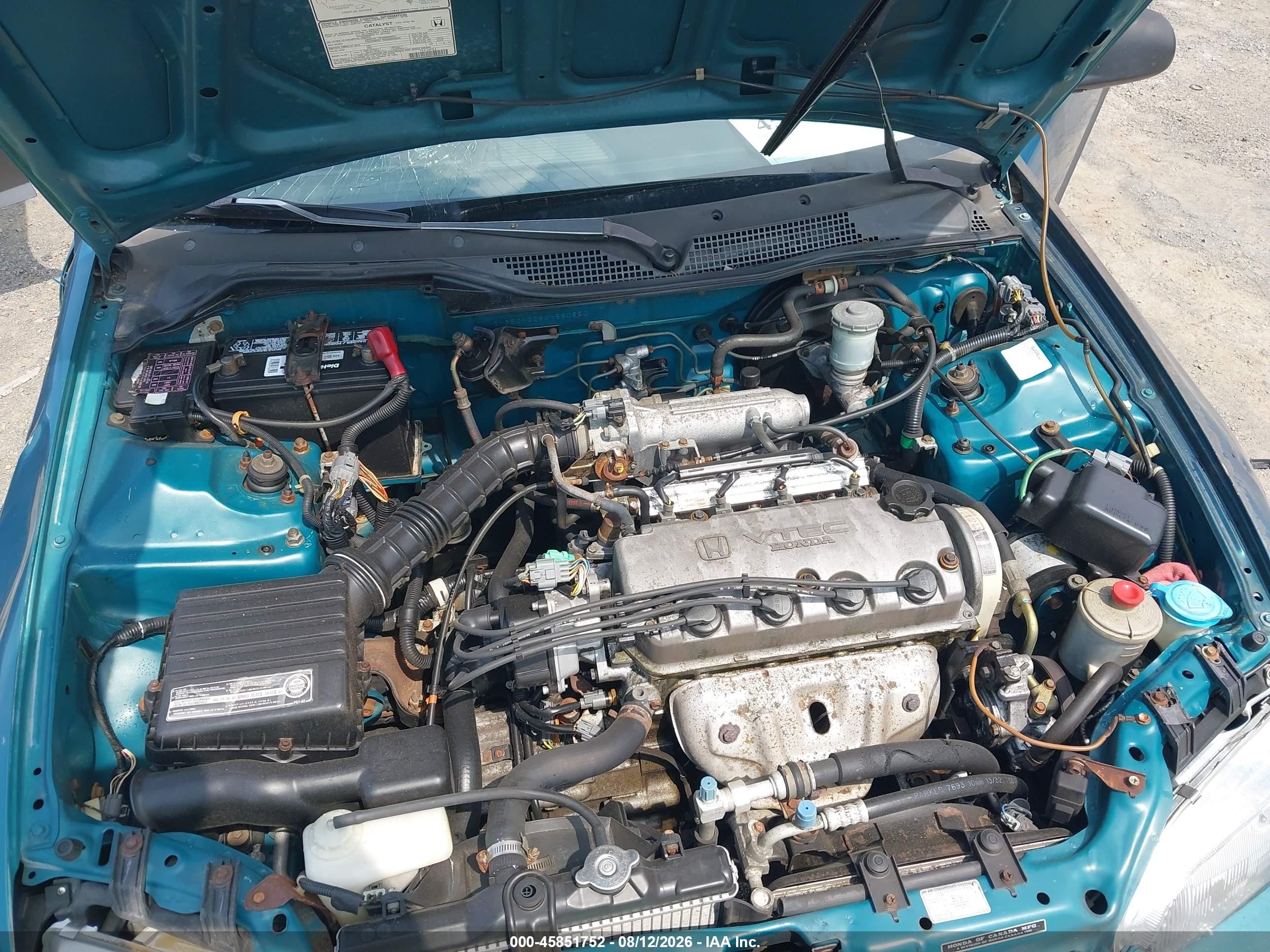 1995 Honda Civic Ex Green vin: 2HGEJ1228SH580850