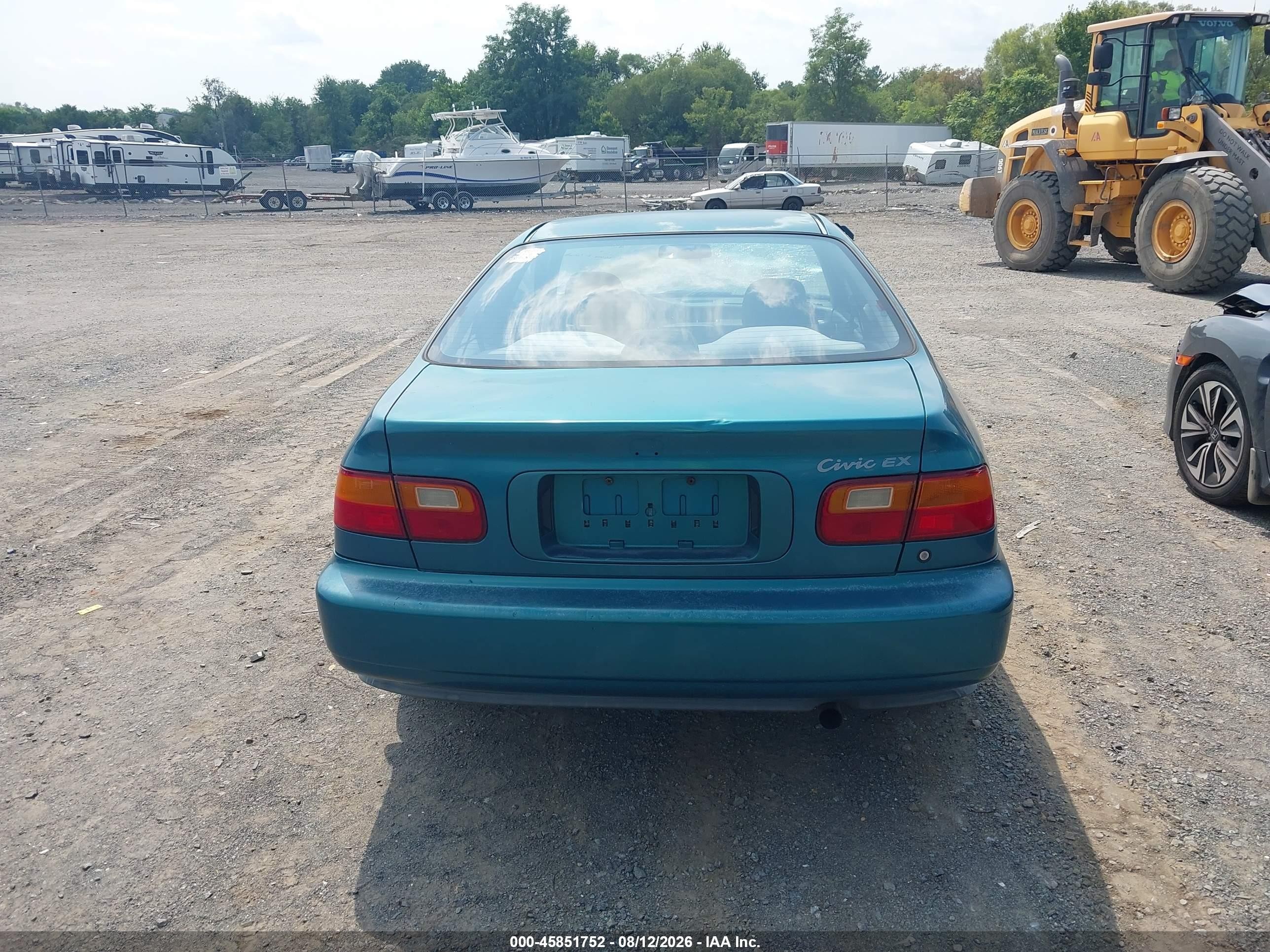 1995 Honda Civic Ex Green vin: 2HGEJ1228SH580850