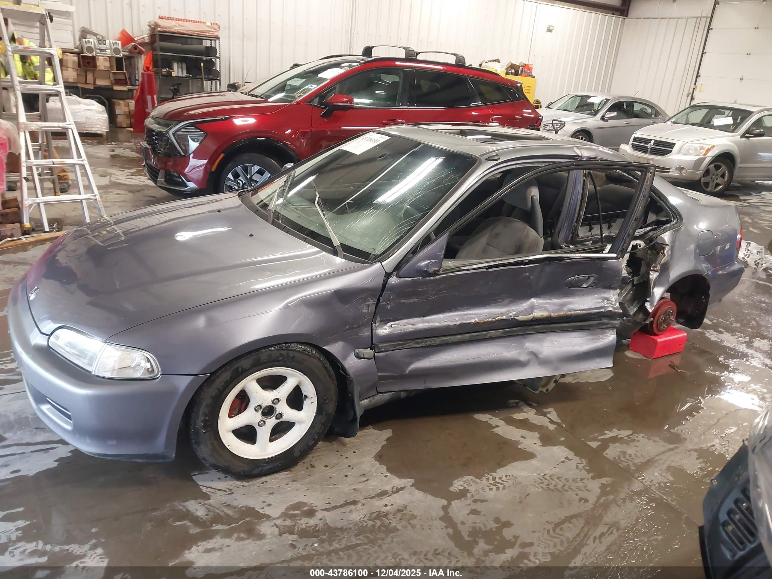 1995 Honda Civic Ex Серый vin: 2HGEJ1229SH502464