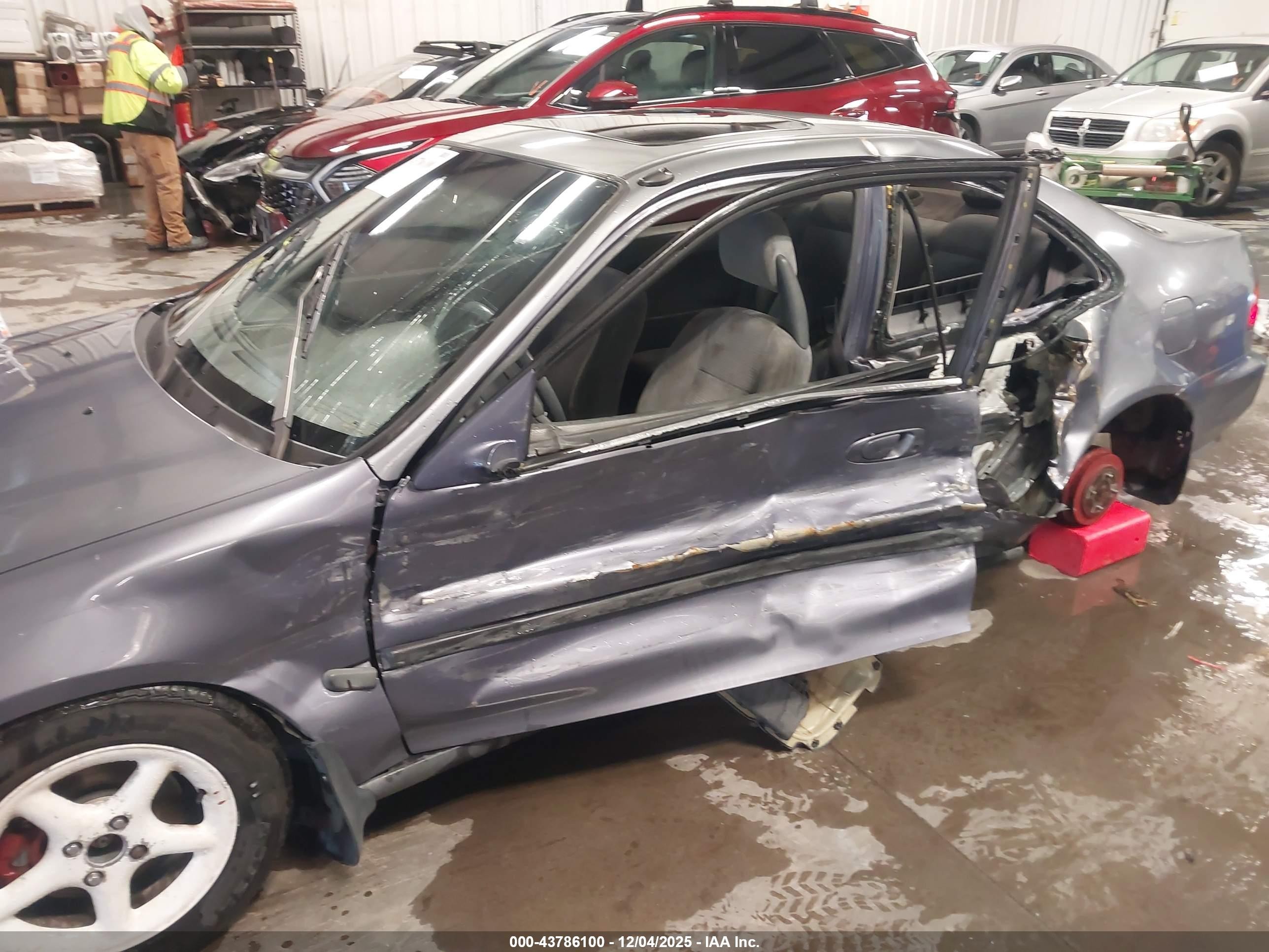 1995 Honda Civic Ex Серый vin: 2HGEJ1229SH502464