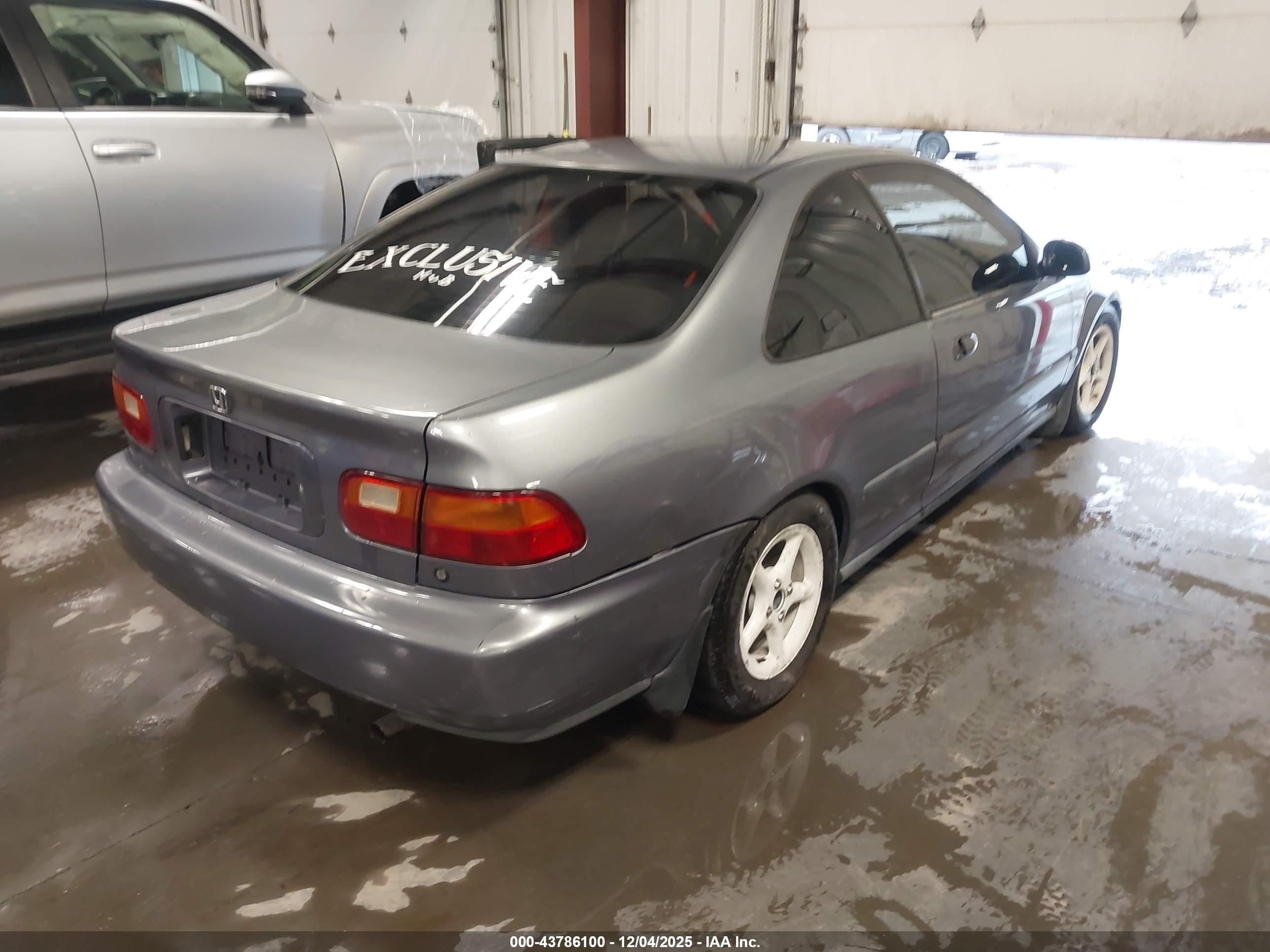 1995 Honda Civic Ex Серый vin: 2HGEJ1229SH502464