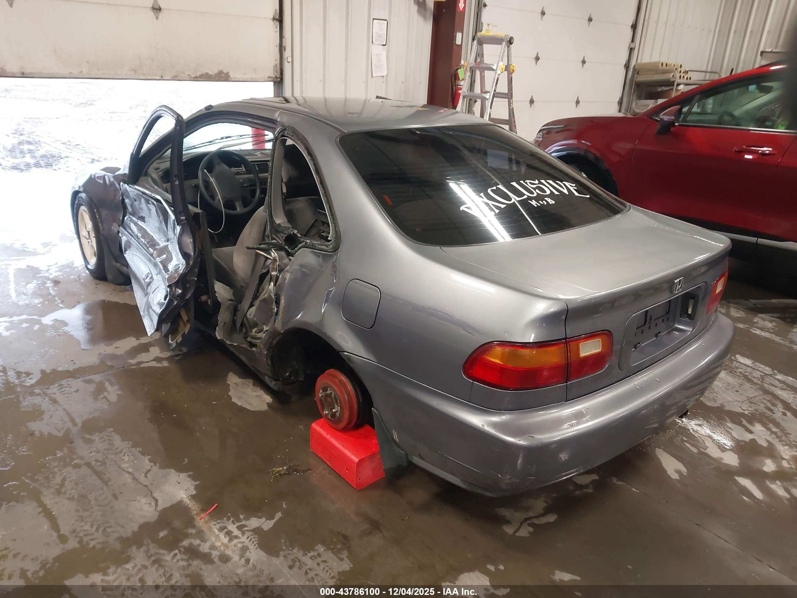 1995 Honda Civic Ex Серый vin: 2HGEJ1229SH502464