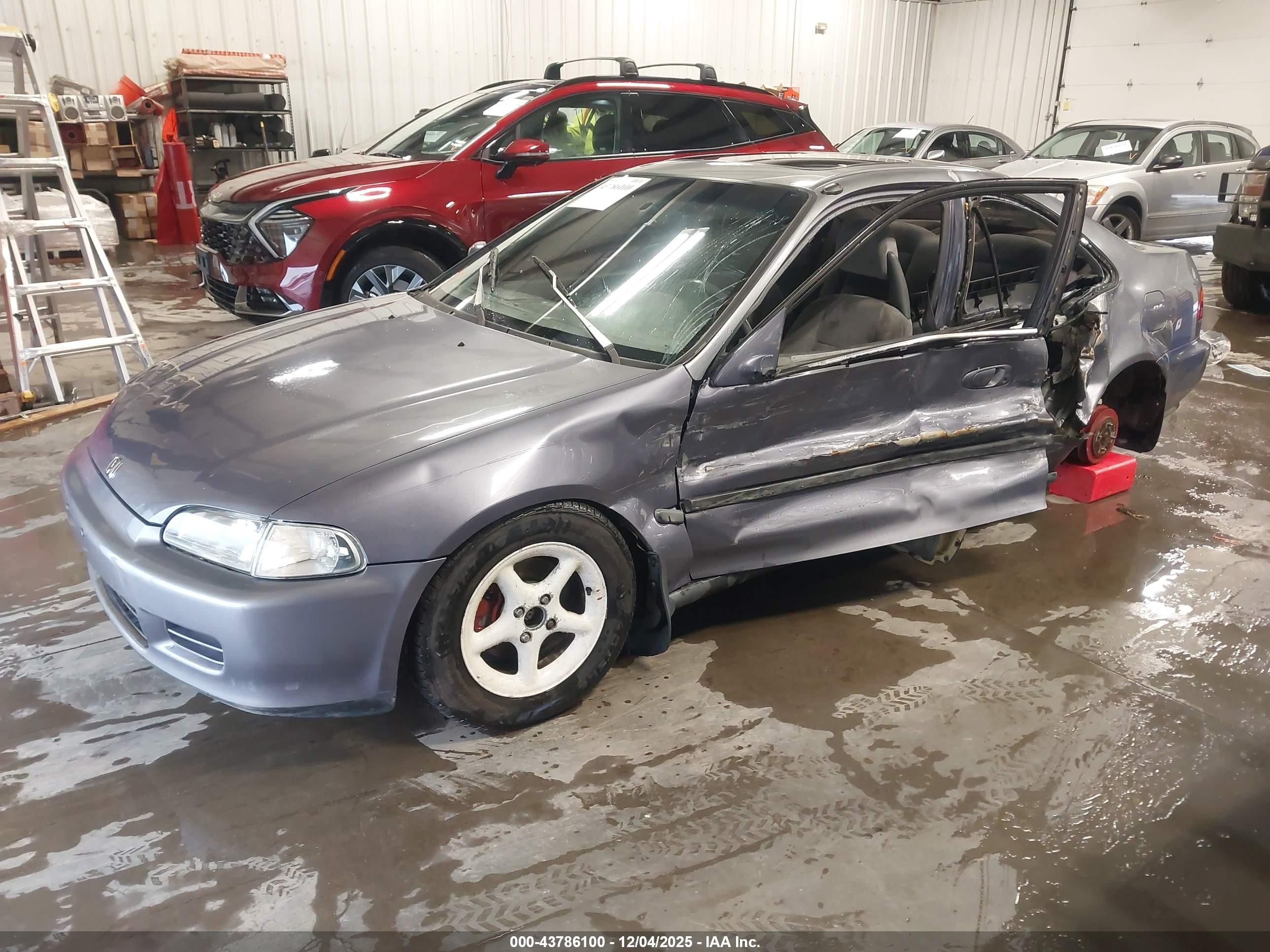 1995 Honda Civic Ex Серый vin: 2HGEJ1229SH502464