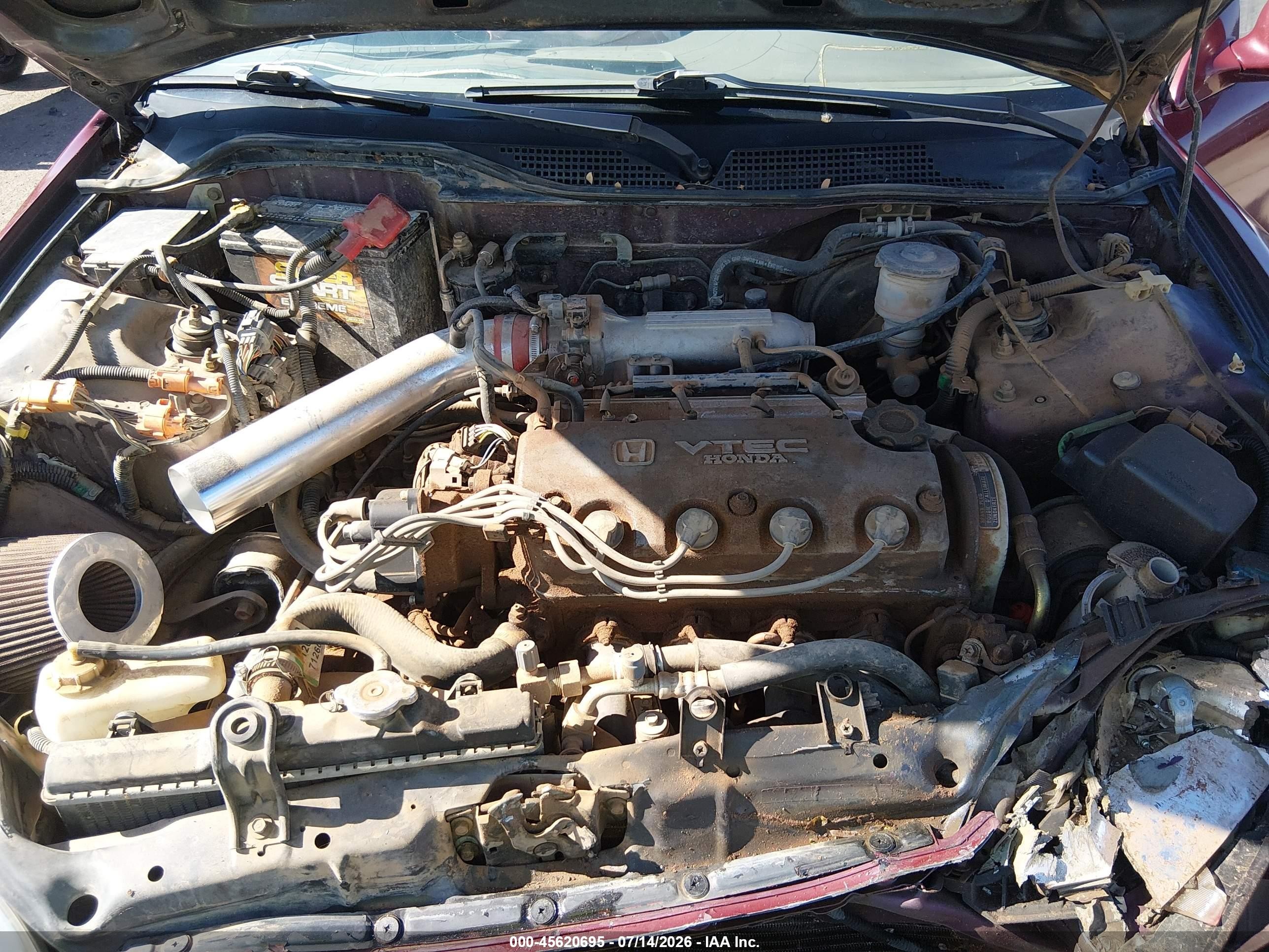 1994 Honda Civic Ex Red vin: 2HGEJ1232RH526558