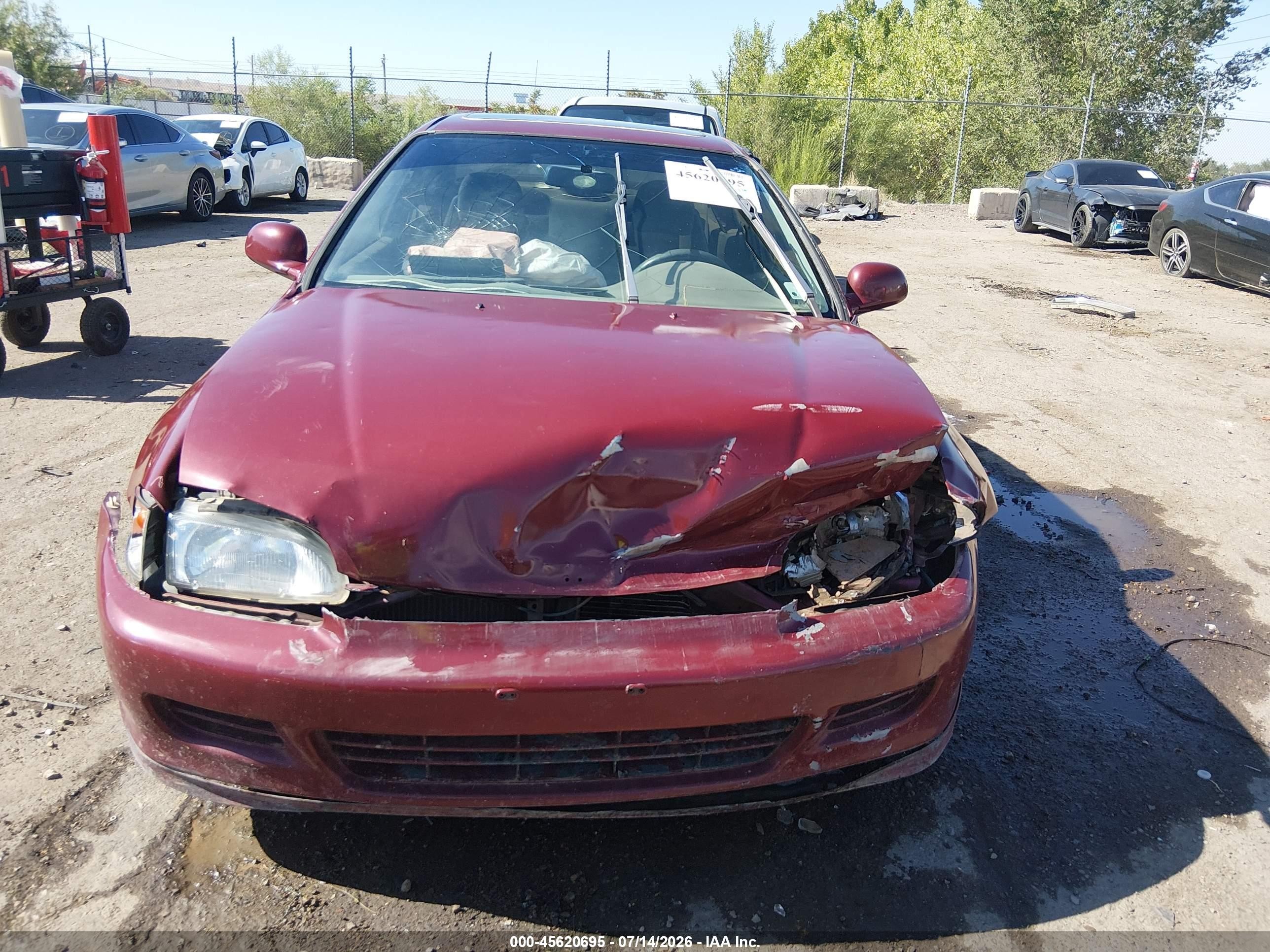 1994 Honda Civic Ex Red vin: 2HGEJ1232RH526558