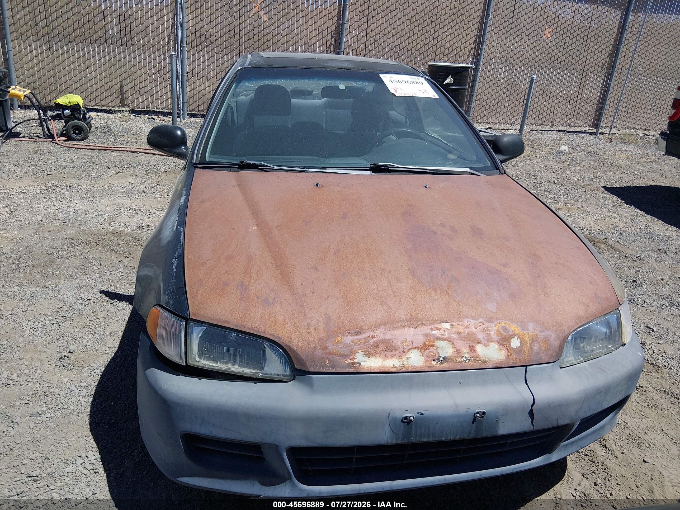 1994 Honda Civic Ex Black vin: 2HGEJ123XRH505036