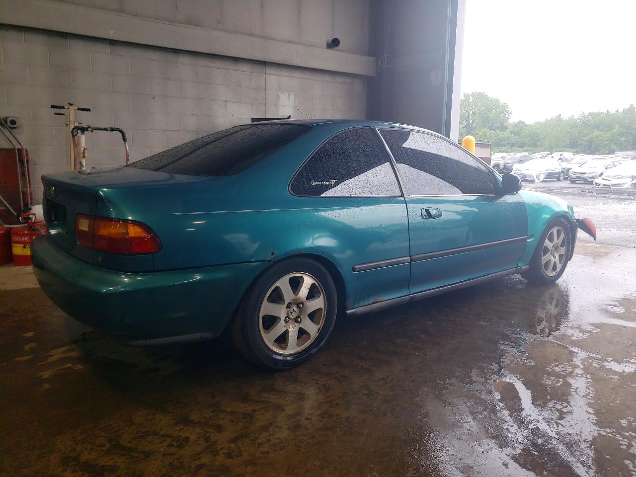 1995 Honda Civic Ex Green vin: 2HGEJ123XSH532730