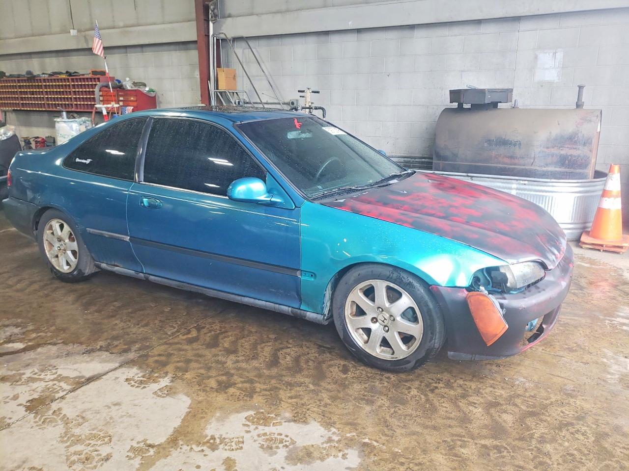 1995 Honda Civic Ex Green vin: 2HGEJ123XSH532730