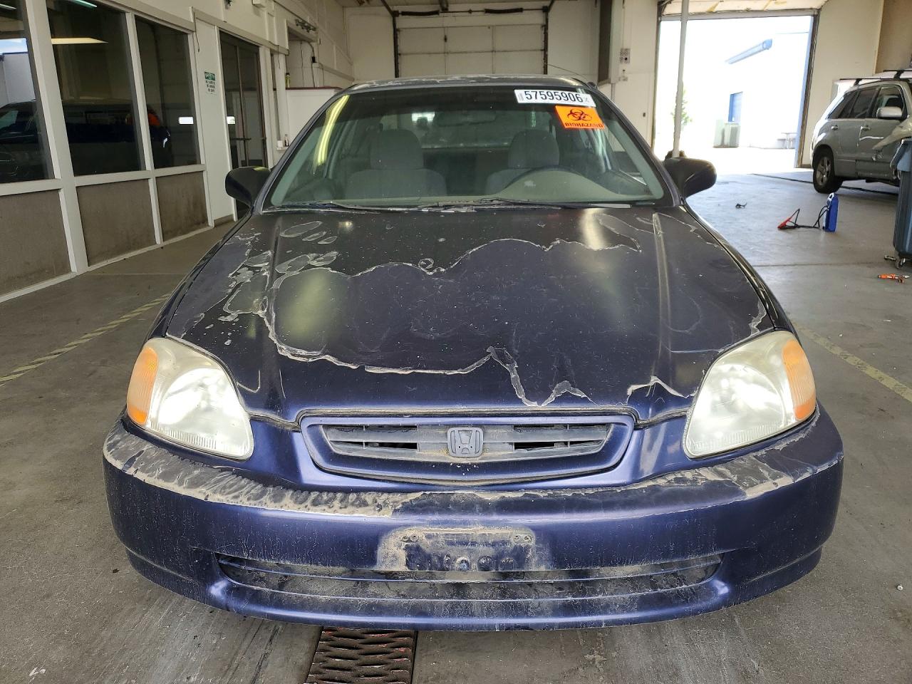 1998 Honda Civic Cx Blue vin: 2HGEJ6327WH104154
