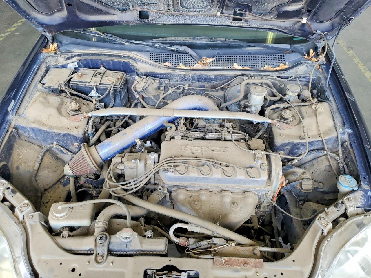 1998 Honda Civic Cx Blue vin: 2HGEJ6327WH104154