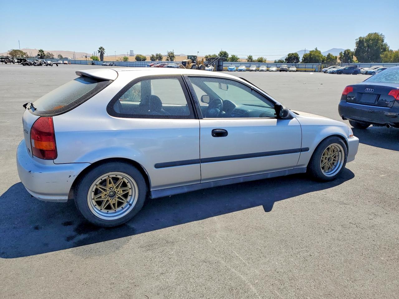 1998 Honda Civic Dx Серебряный vin: 2HGEJ6347WH112062