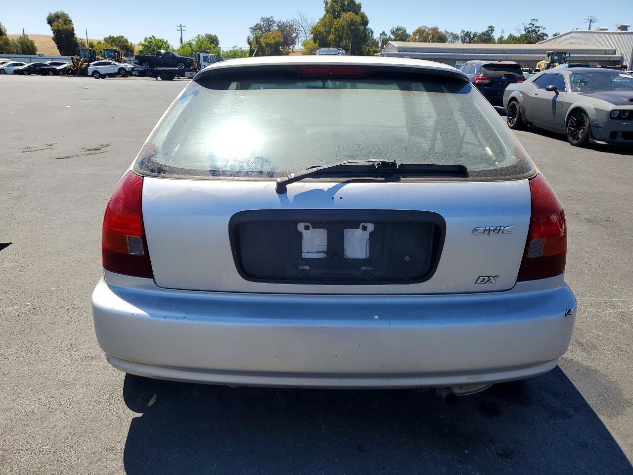 1998 Honda Civic Dx Серебряный vin: 2HGEJ6347WH112062