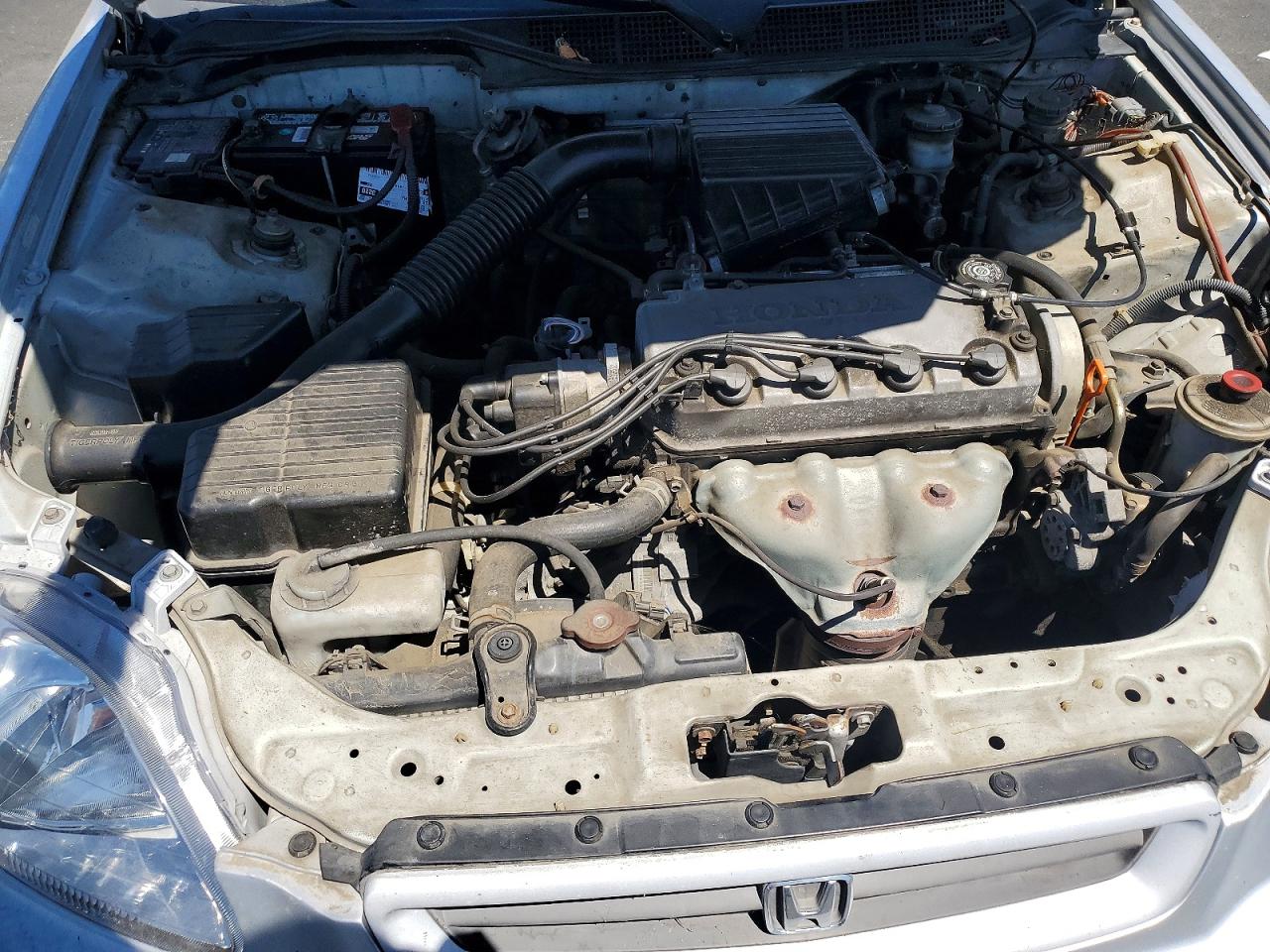 1998 Honda Civic Dx Серебряный vin: 2HGEJ6347WH112062